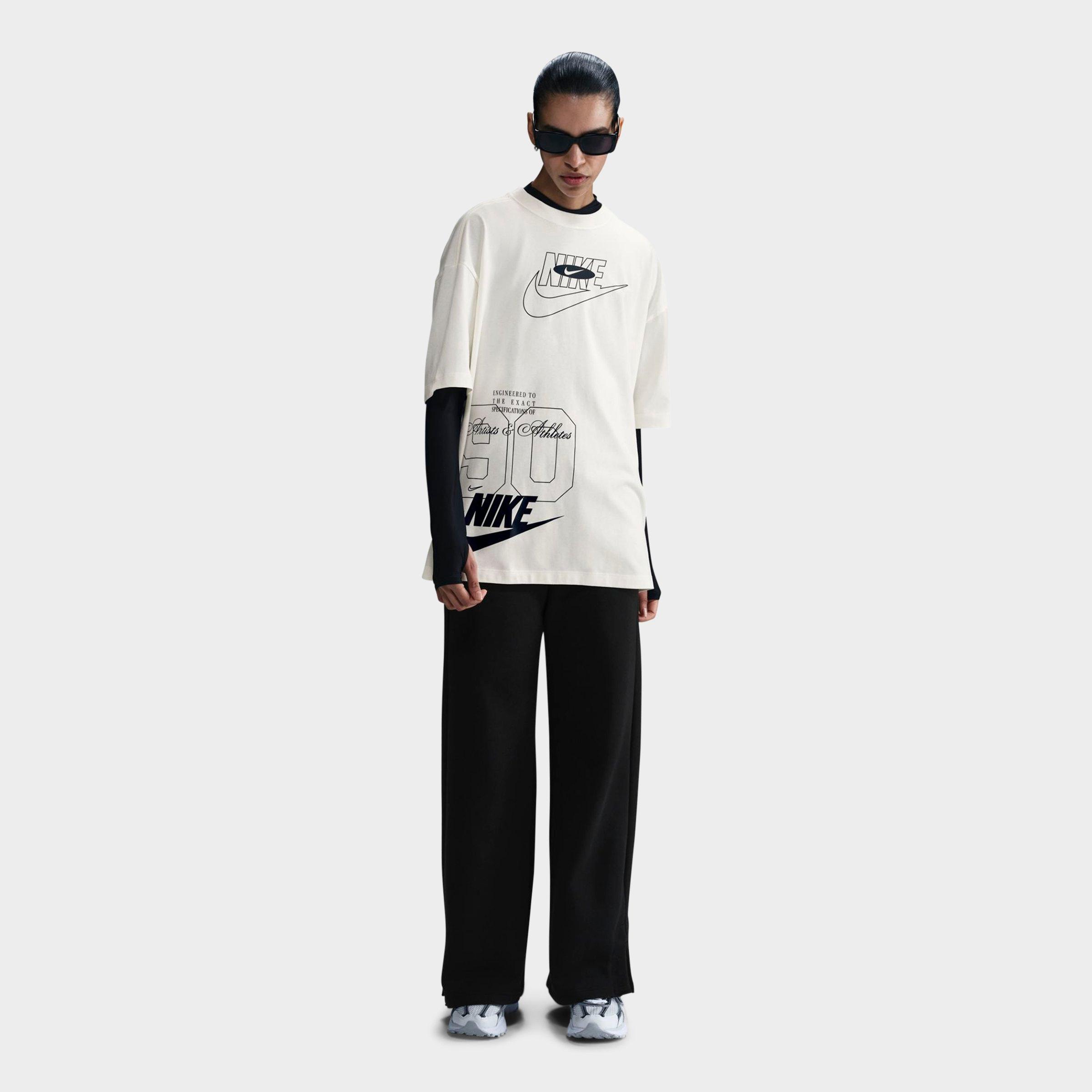 Nike Women's Sportswear Dance Oversized T-Shirt in Sail Size: XS