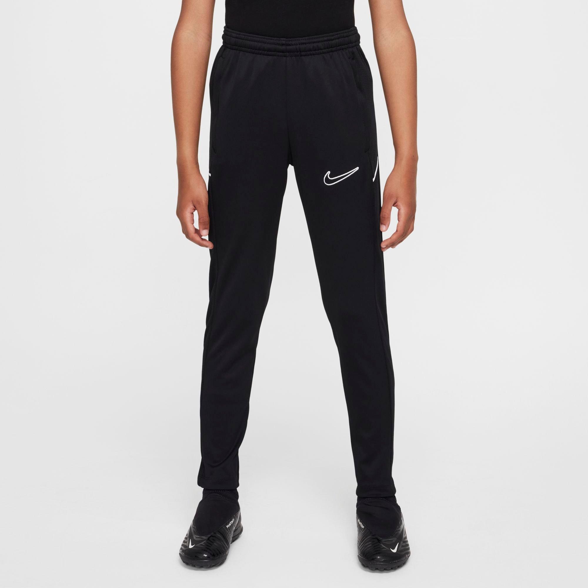 Nike Big Kids Academy Dri-FIT Soccer Pants in Black/White Size: XS