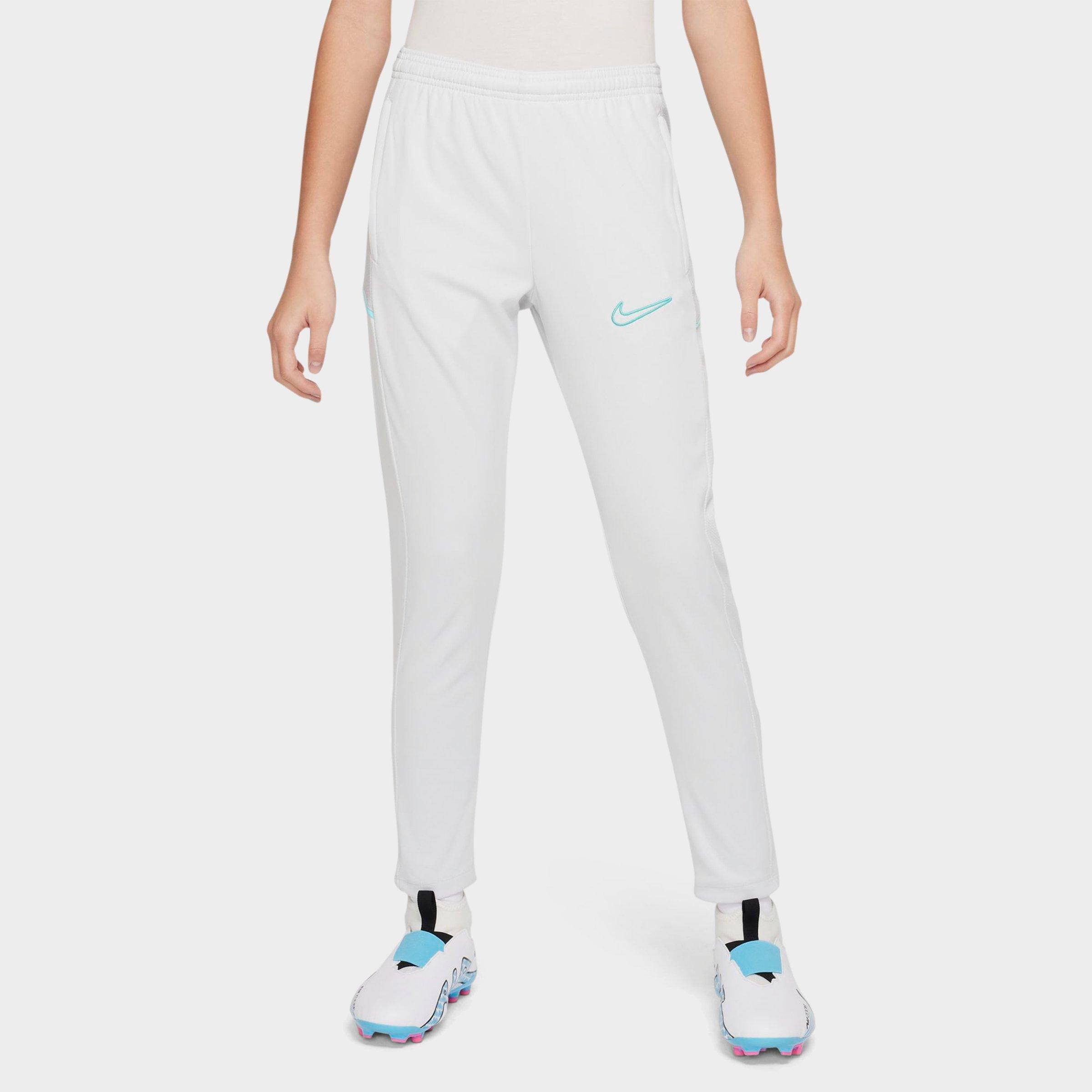 Nike Big Kids Academy Dri-FIT Soccer Pants in Photon Dust/Light Smoke Grey/Photon Dust Size: XS