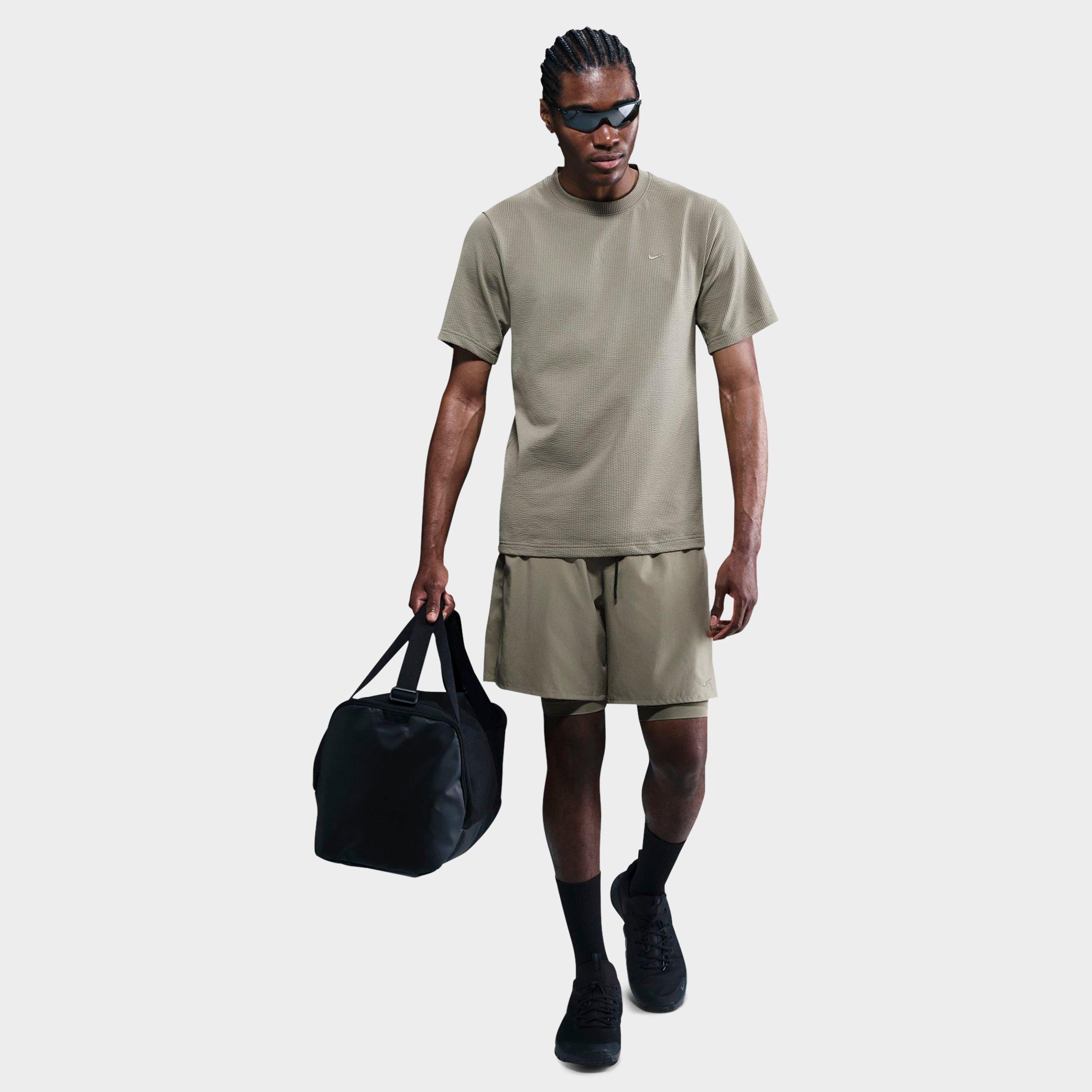 Nike Men's Primary Dri-FIT Seersucker Versatile Top in Light Army/Light Army Size: XS