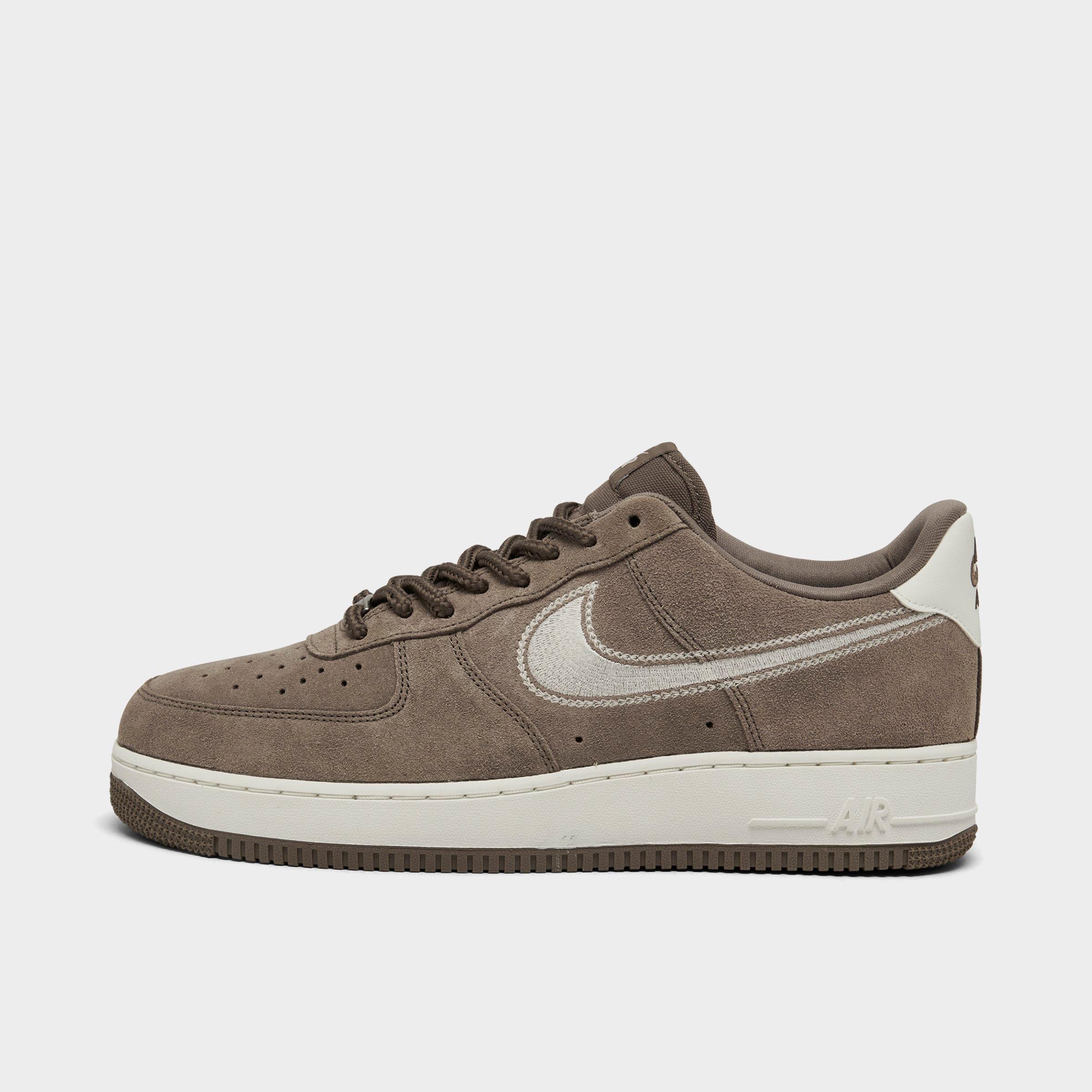 Nike Men's Air Force 1 '07 LV8 SE Casual Shoes in Brown/Mink Brown Size 9.5 Lace/Suede