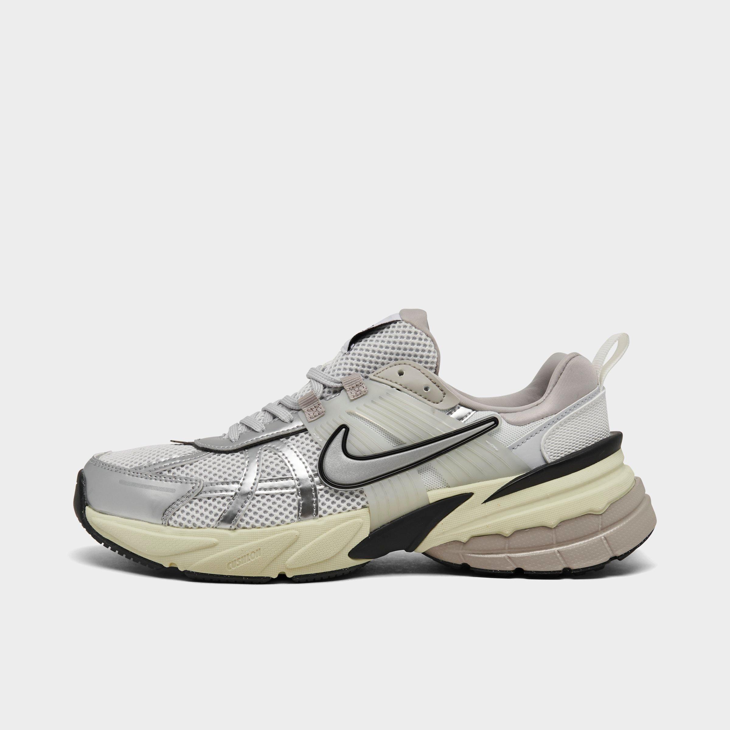 Nike Men's V2K Run Casual Shoes in Summit White/Pure Platinum/Light Iron Ore Size: 7.5