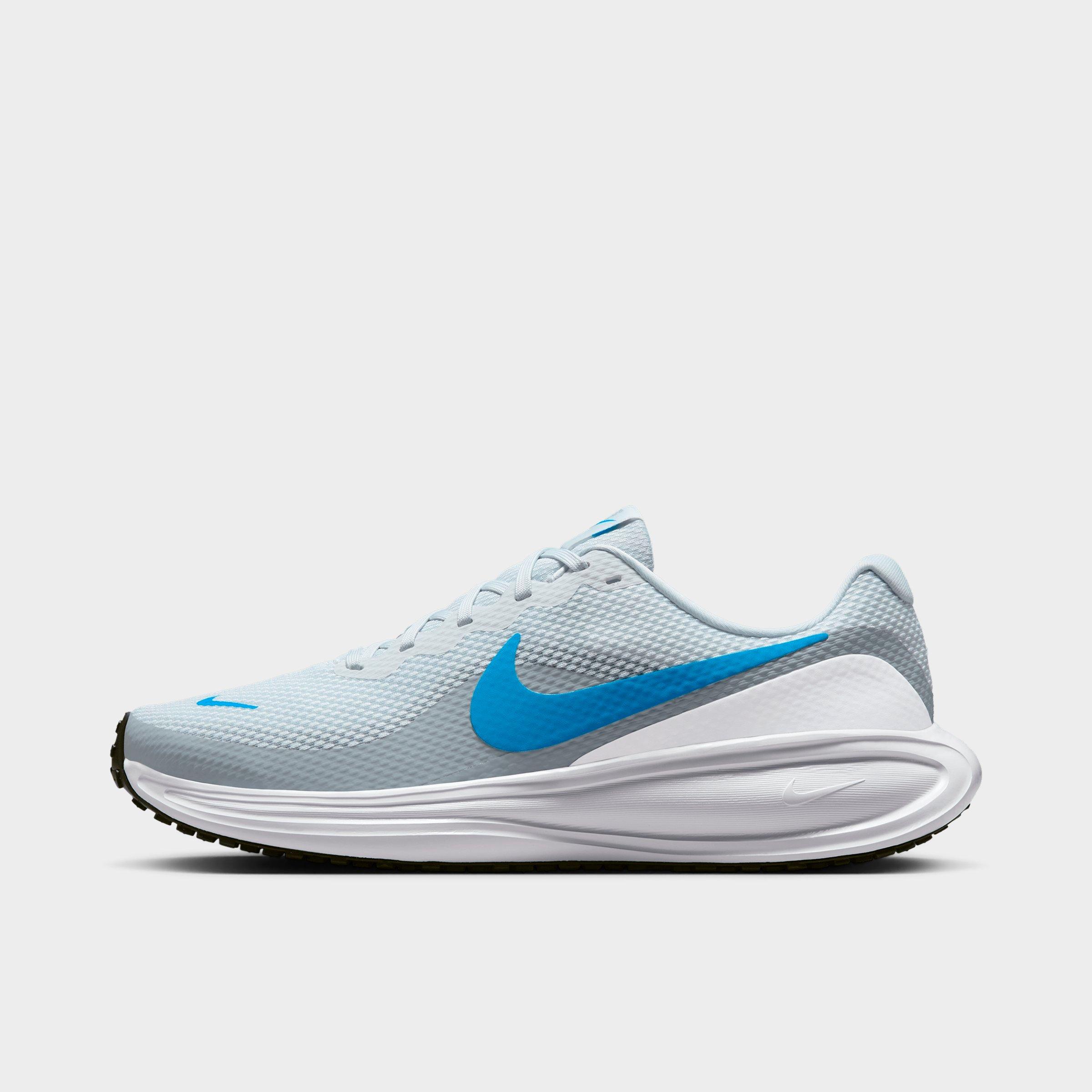 Nike Men's Revolution 8 Running Shoes in Pure Platinum/Wolf Grey/White Size: 11.0