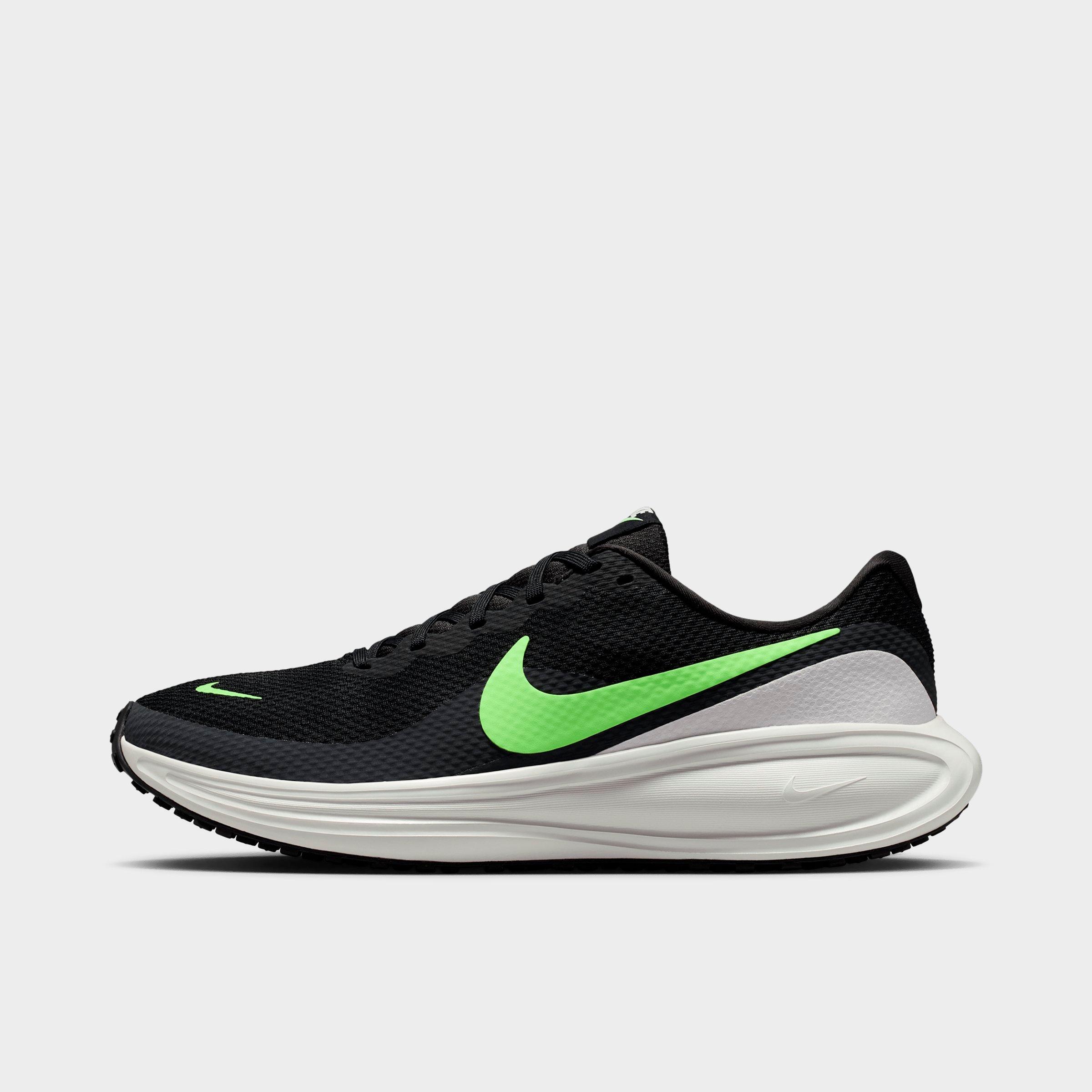 Nike Men's Revolution 8 Running Shoes in Black/Summit White/Football Grey Size: 7.5
