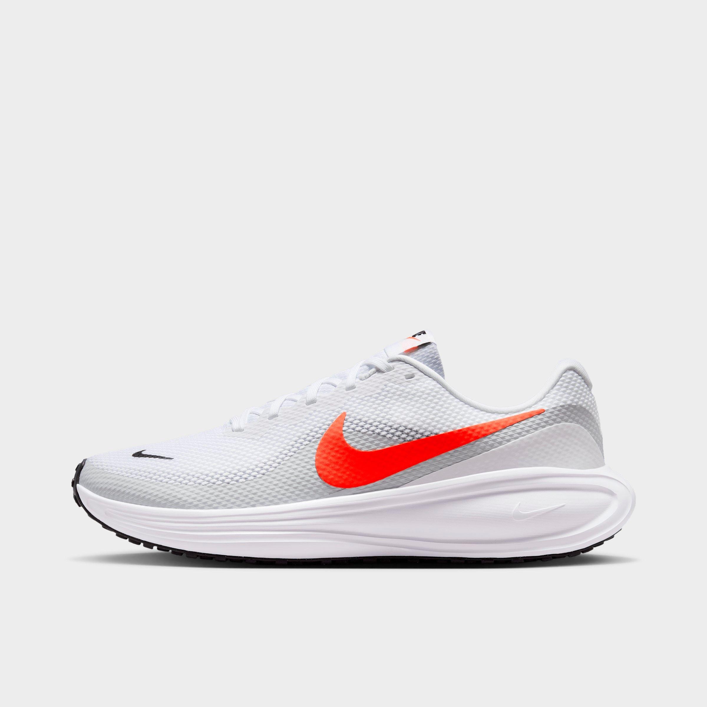 Nike Men's Revolution 8 Running Shoes in White/Pure Platinum/Black Size: 7.5