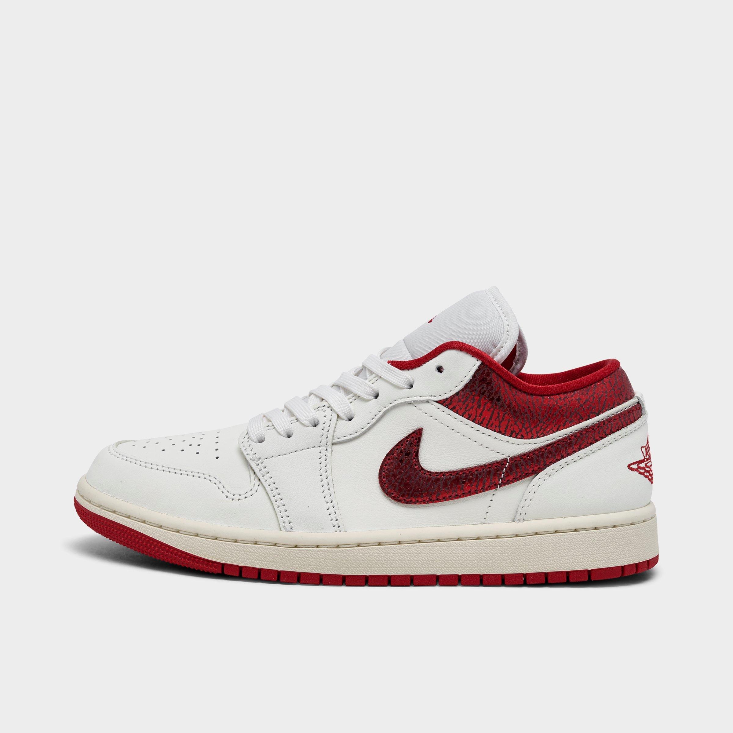 Nike Jordan Women's Air 1 Low Se Casual Shoes In Sail/team Red/varsity Red