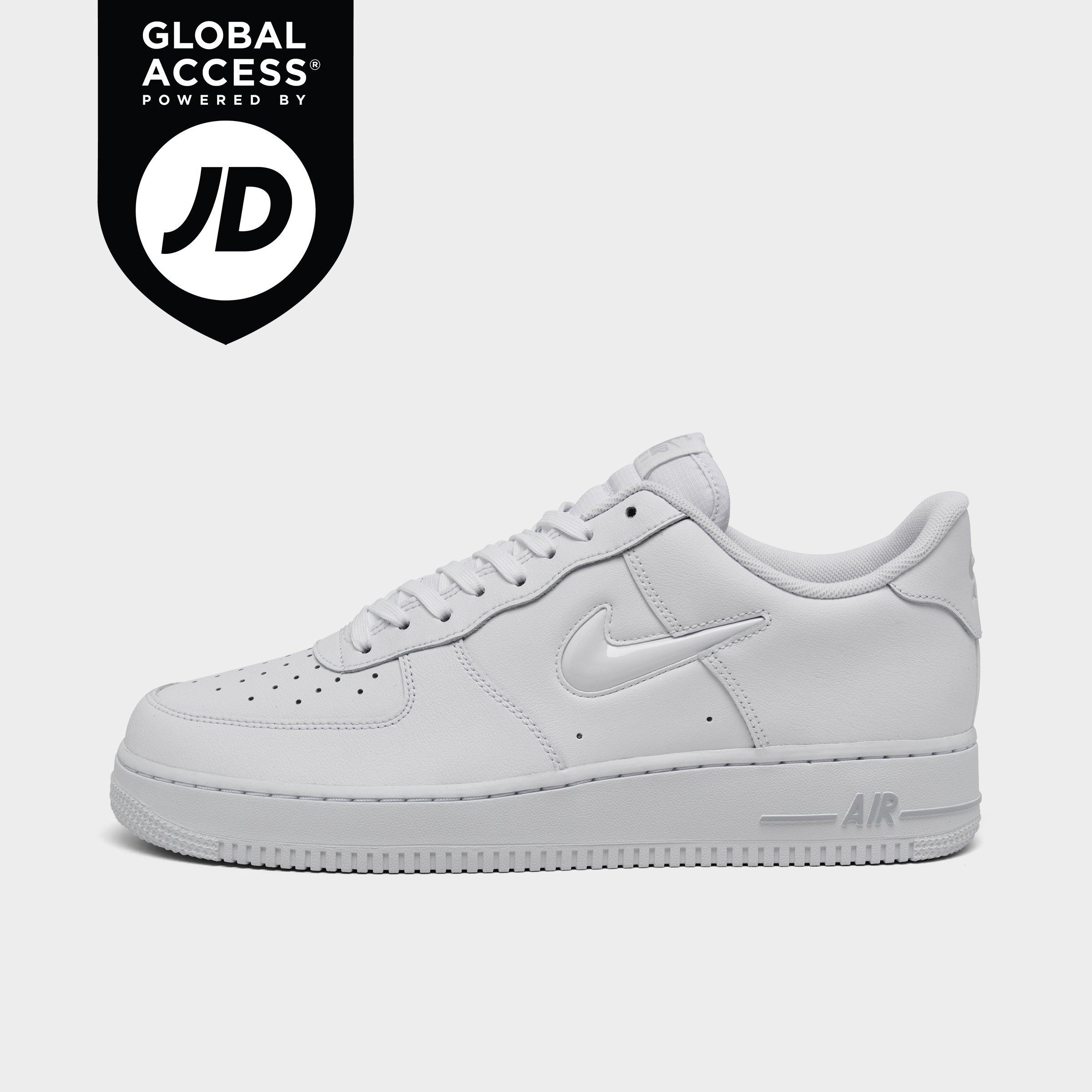 Nike Men's Air Force 1 '07 Lv8 Shoes In White/dark Smoke Grey