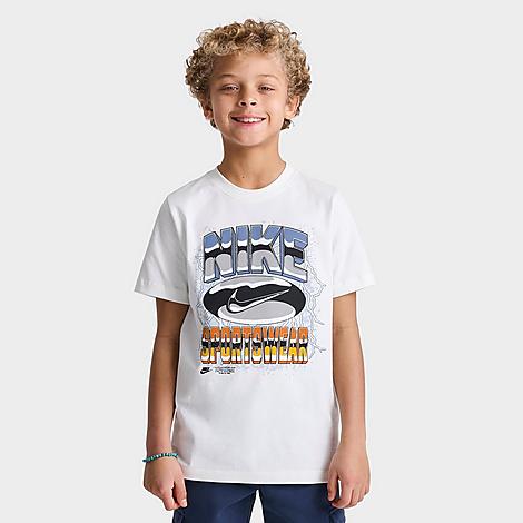 Nike Kids' Sportswear Chrome T-shirt In White