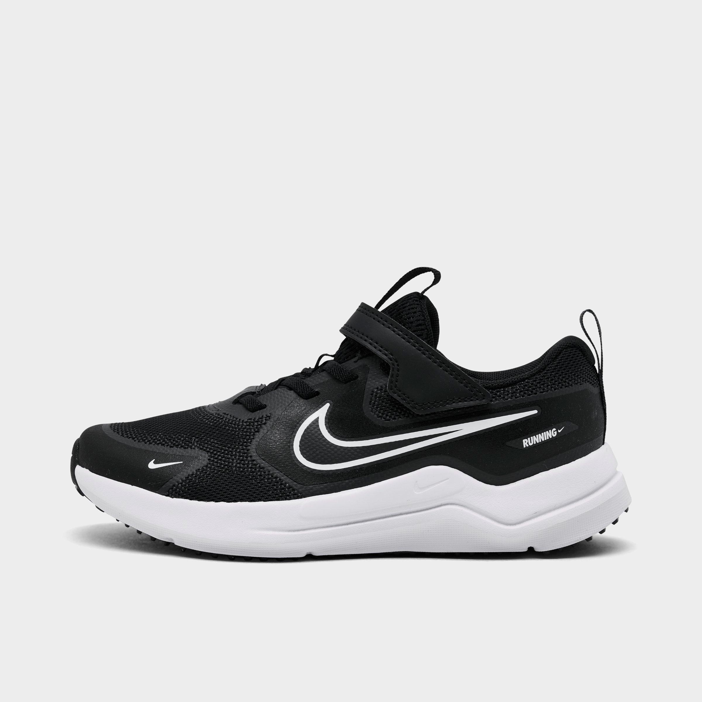 Nike Little Kids Cosmic Runner Stretch Lace Casual Shoes in Black/Anthracite/White Size: 1.0