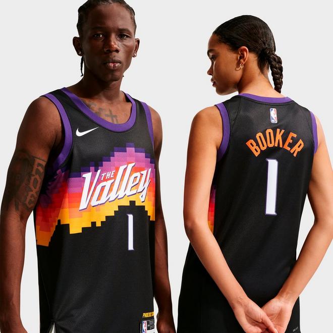 Men's Nike Devin Booker Phoenix Suns NBA City Edition Swingman Basketball Jersey