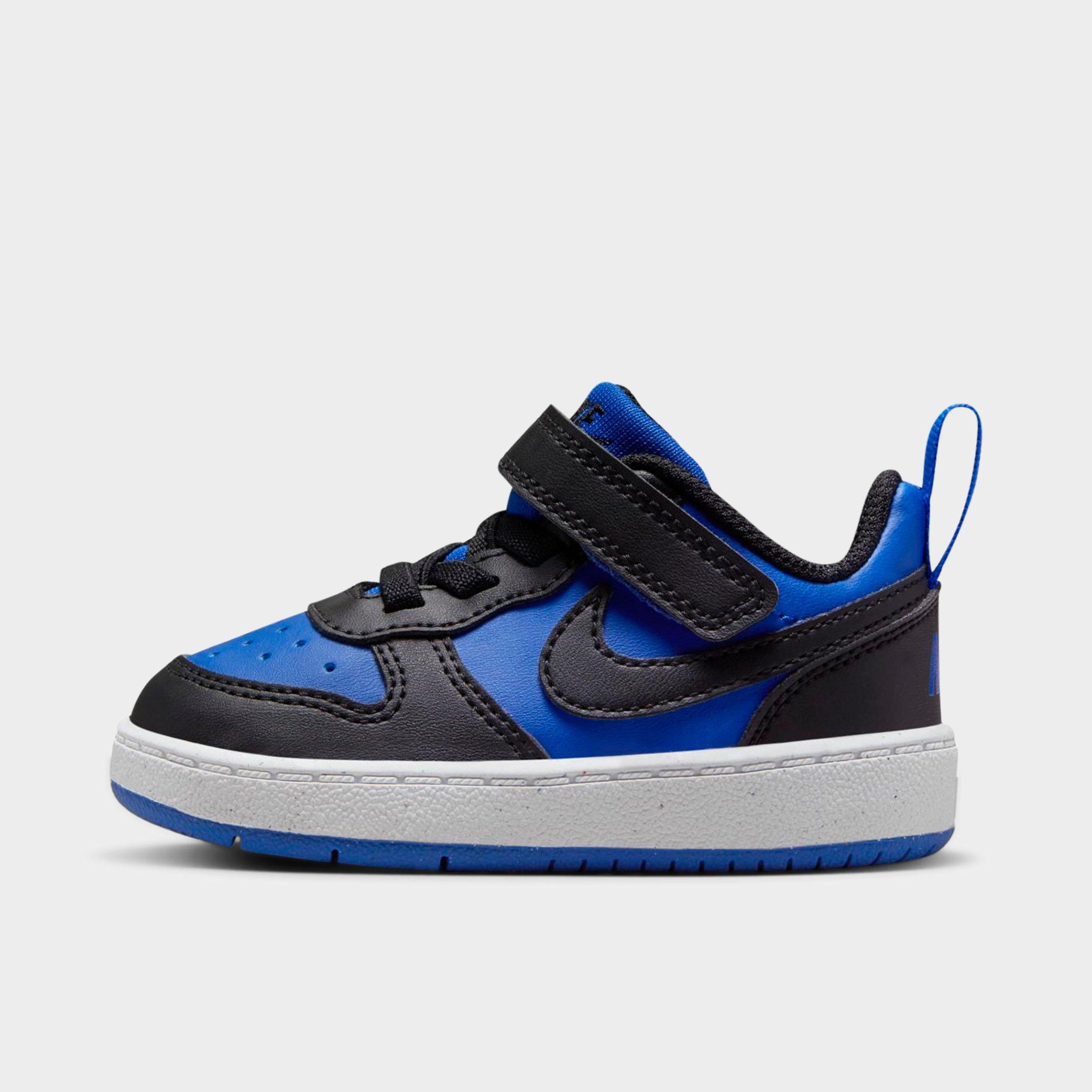 Nike Court Borough Mid 2 Baby/toddler Shoes In Game Royal/black/white