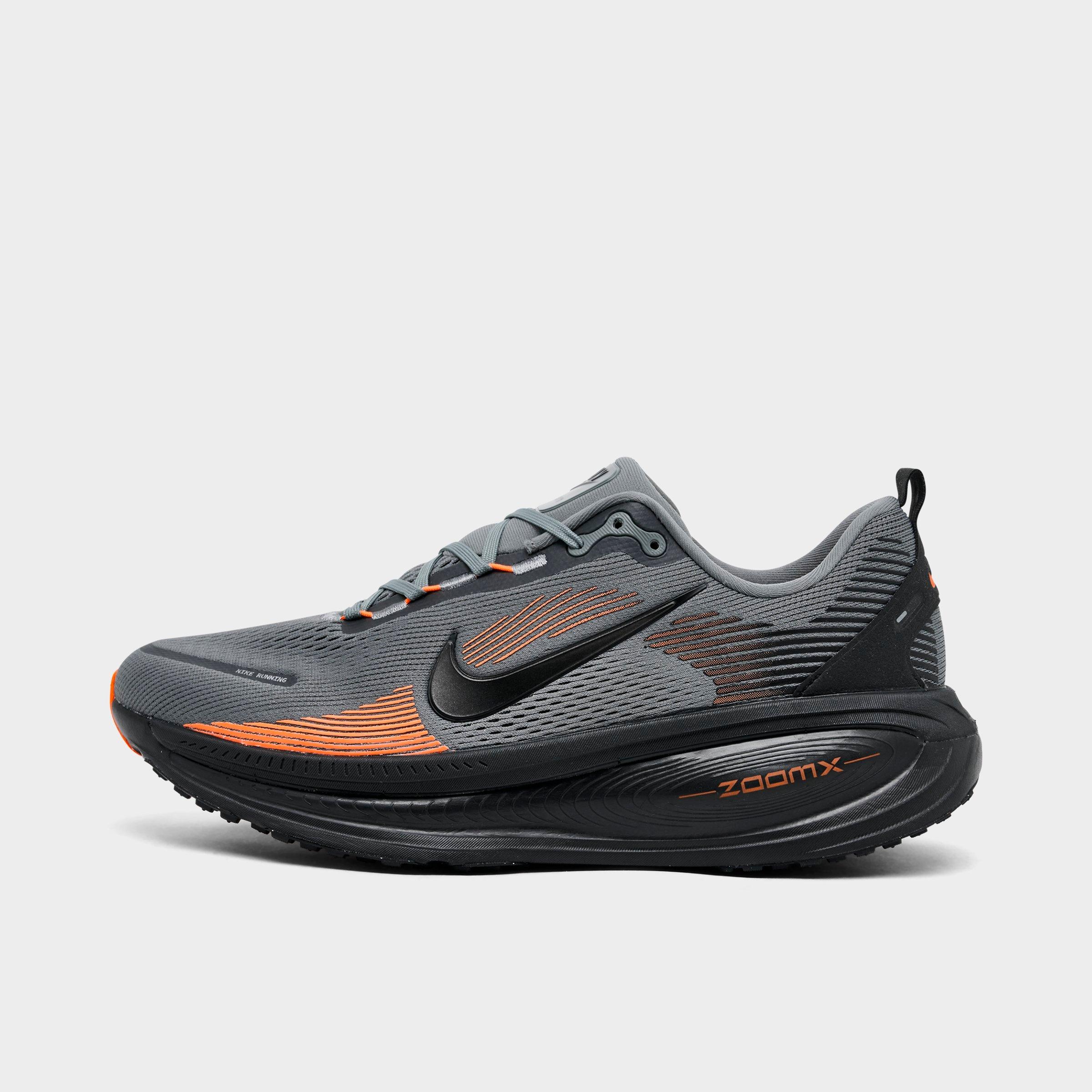 Nike Men's Vomero 18 Running Shoes in Smoke Grey/Total Orange/Black Size: 7.5
