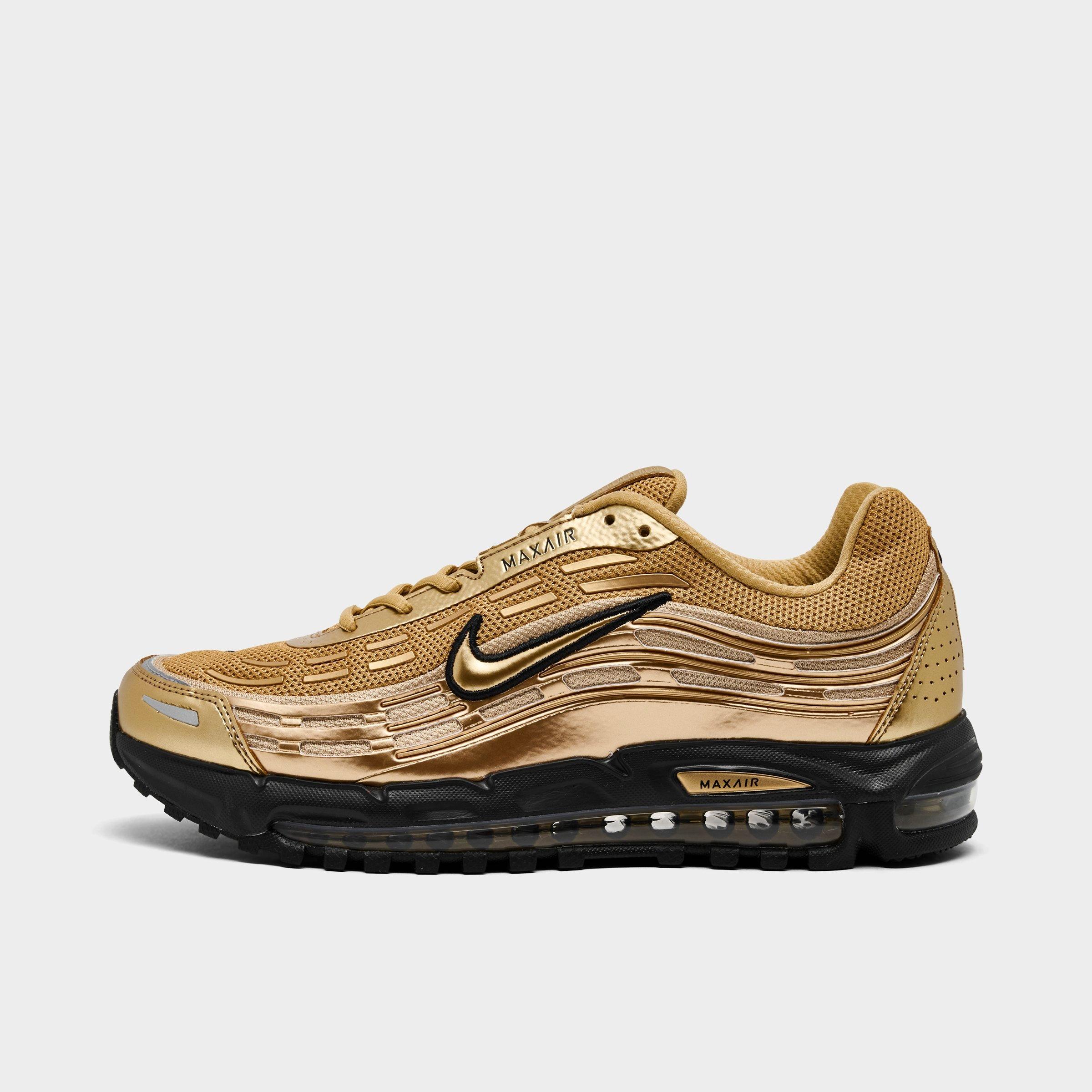 Nike Men's Air Max TL 2.5 Casual Shoes in Metallic Gold/Black/Photon Dust Size: 7.5