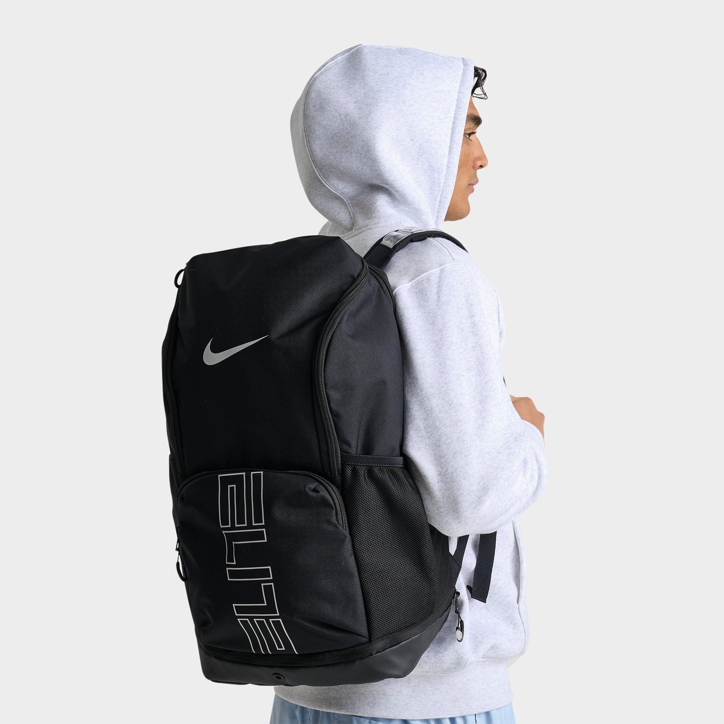 Nike Varsity Hoops Elite Backpack (32L) in Black/Metallic Silver