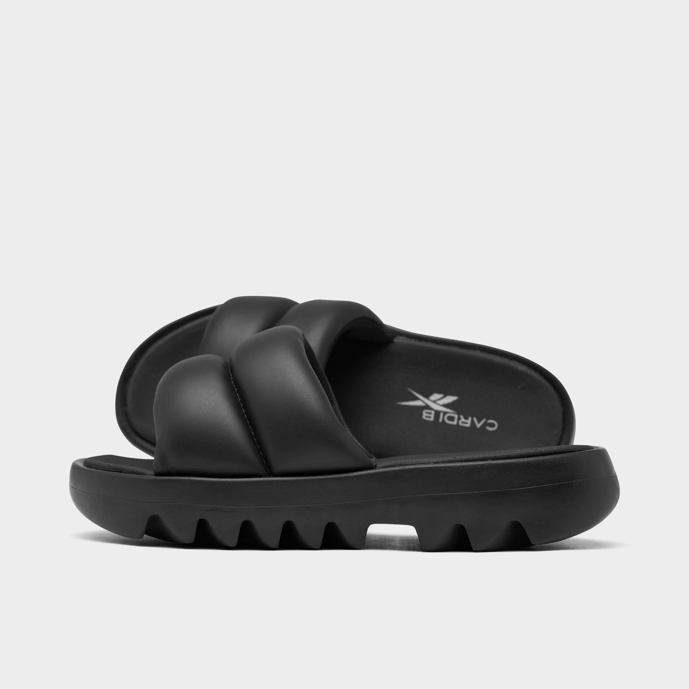 REEBOK REEBOK WOMEN'S CARDI B SLIDE SANDALS