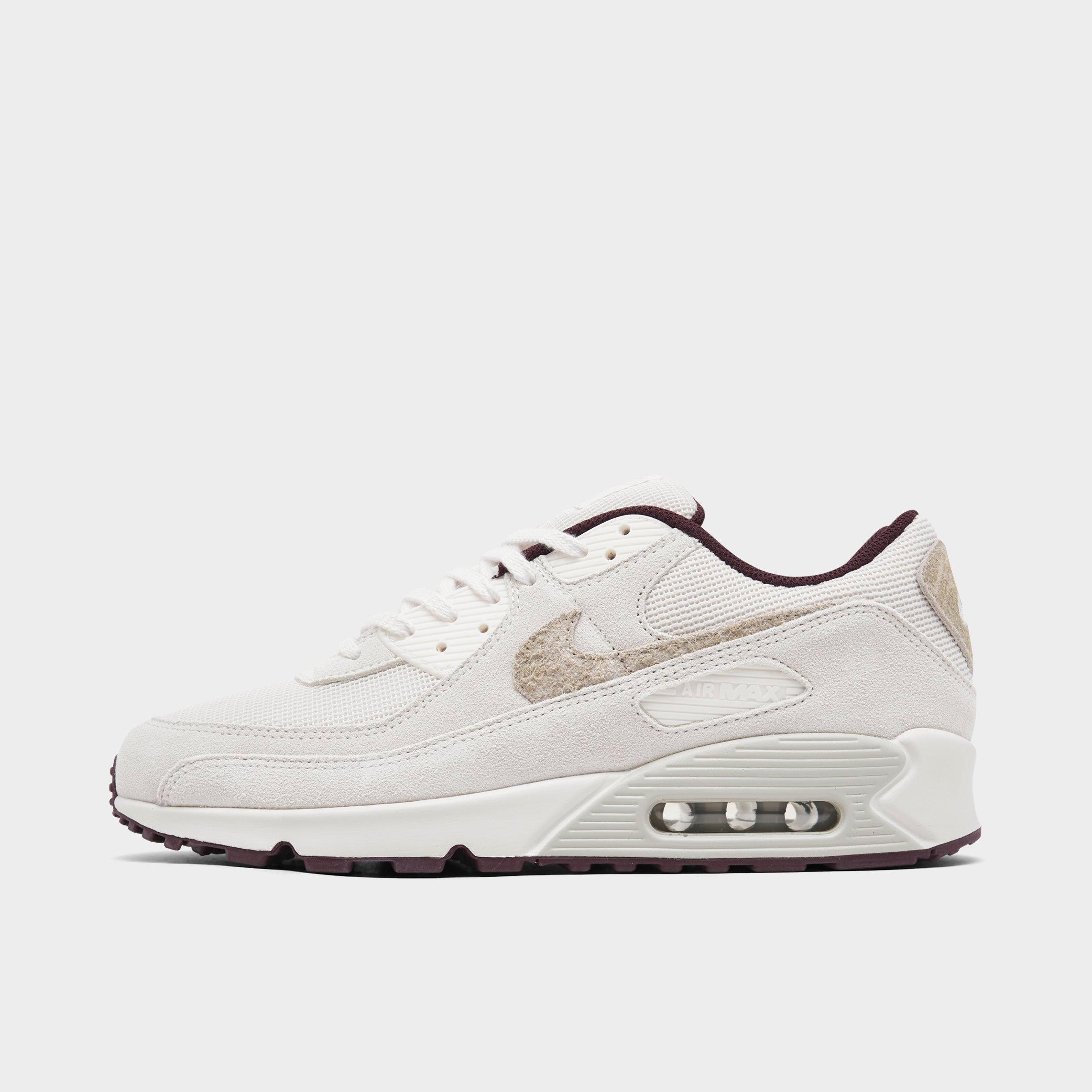 Nike Men's Air Max 90 Premium SE Casual Shoes in White/Phantom Size 8.5 Leather/Suede