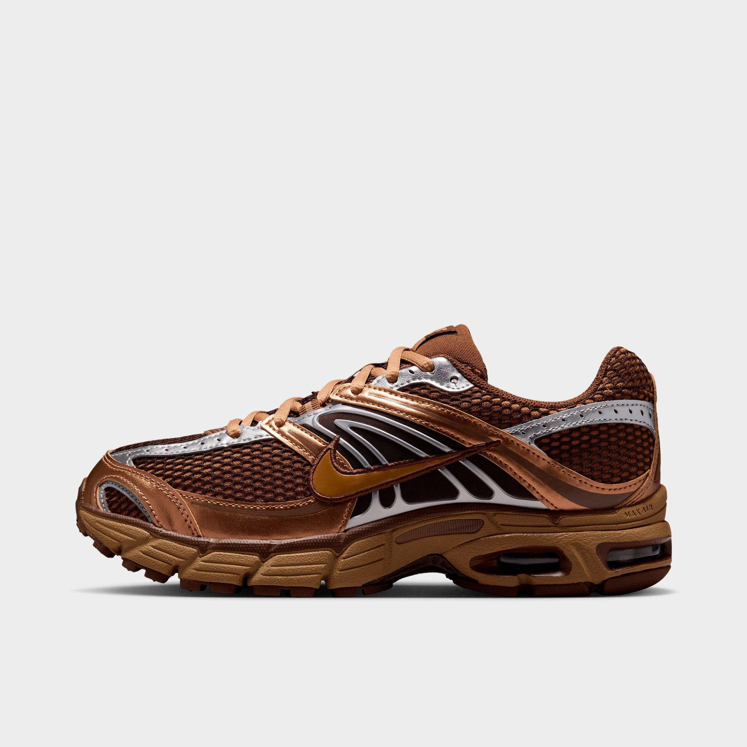 Nike Women's Air Max Moto 2K Casual Shoes in Light British Tan/Cacao Wow/Metallic Silver Size: 9.5