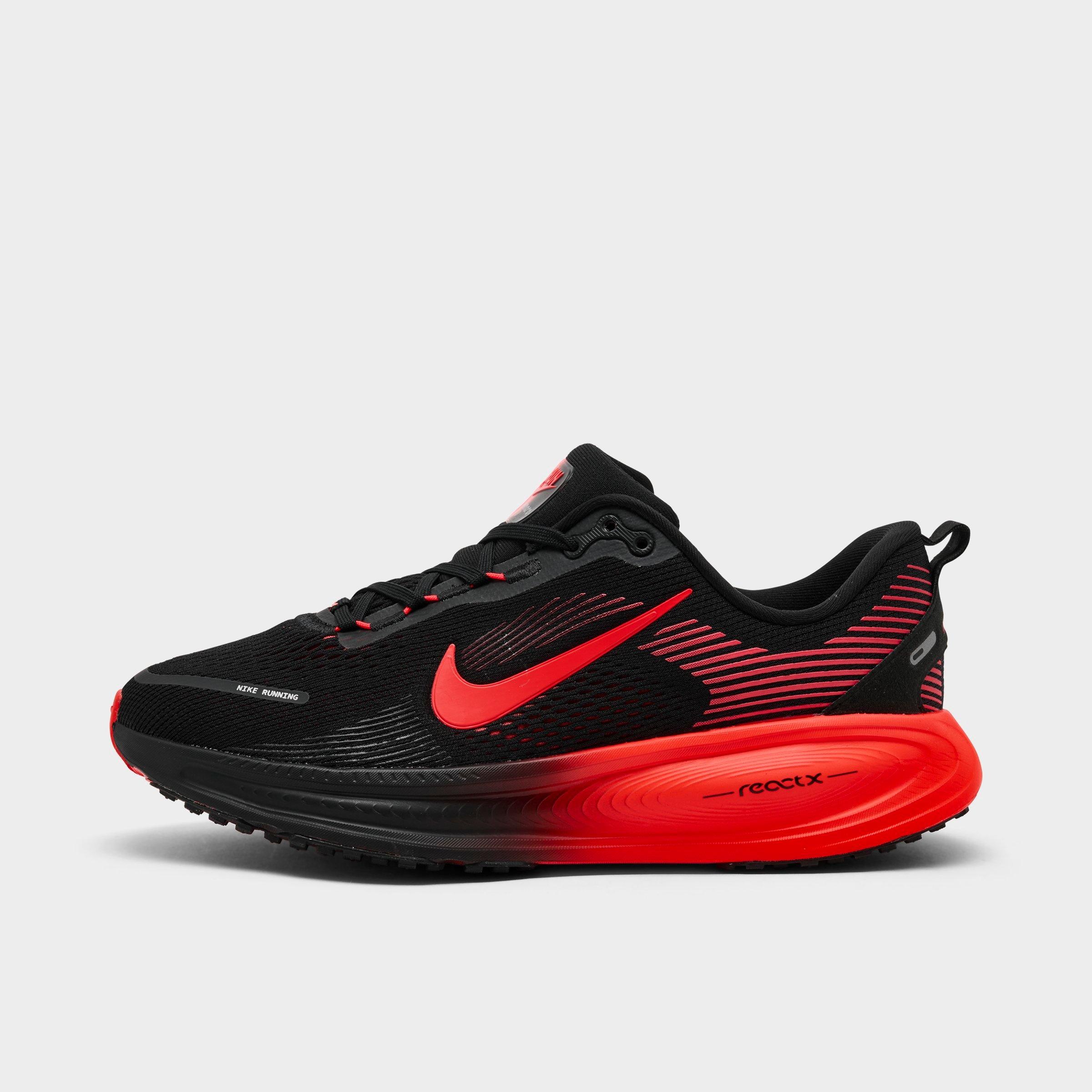 Nike Big Kids Vomero 18 Running Shoes in Black/University Red/Anthracite Size: 1.5