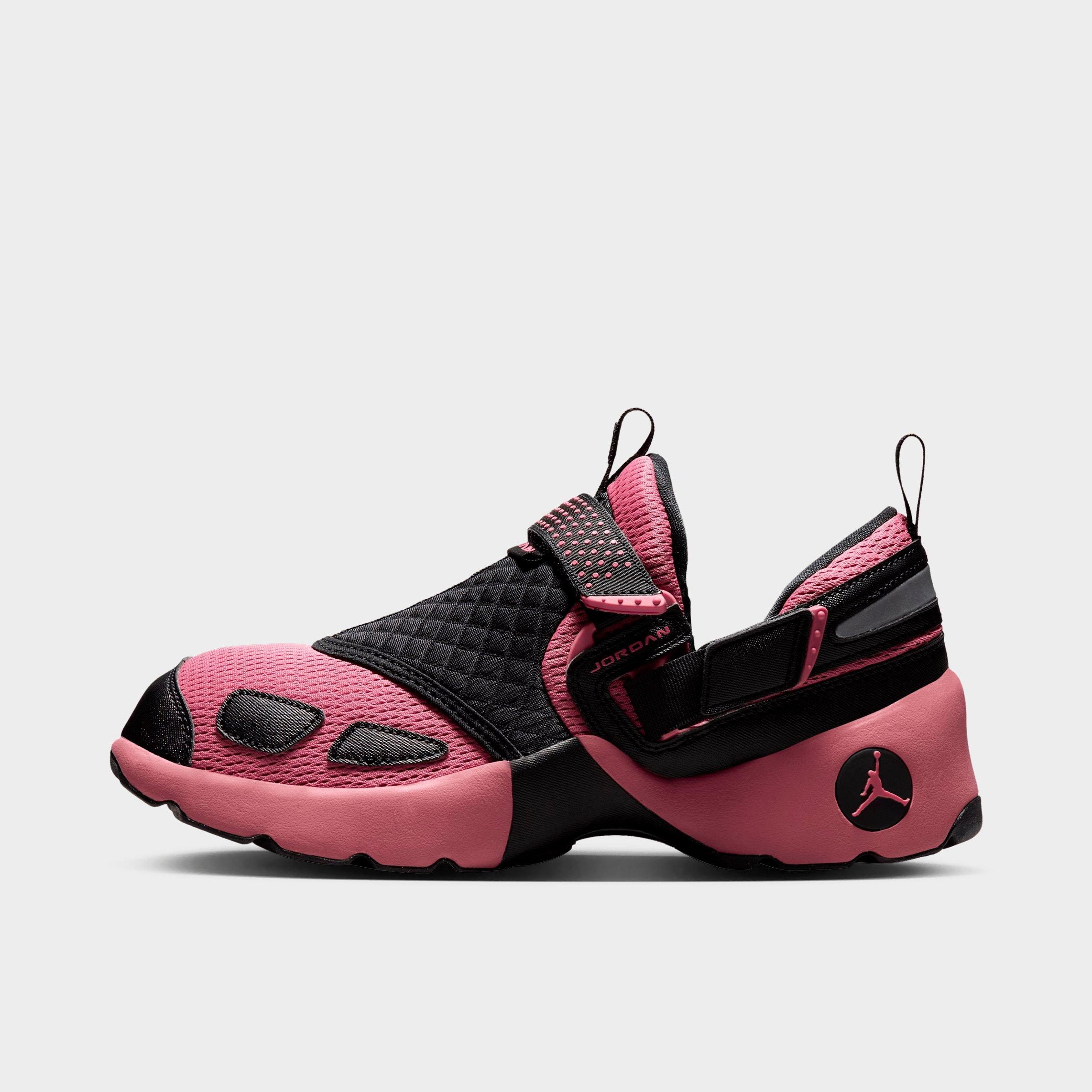 Jordan Women's Trunner LX Casual Shoes in Black/Reflective Silver/Desert Berry Size: 8.5