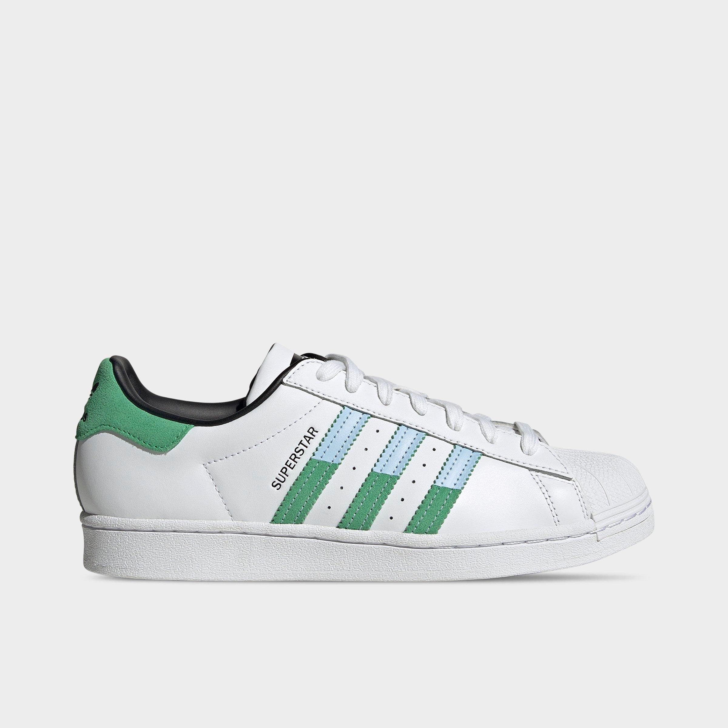 Buy Adidas Superstar cloud white/semi screaming green/blue dawn