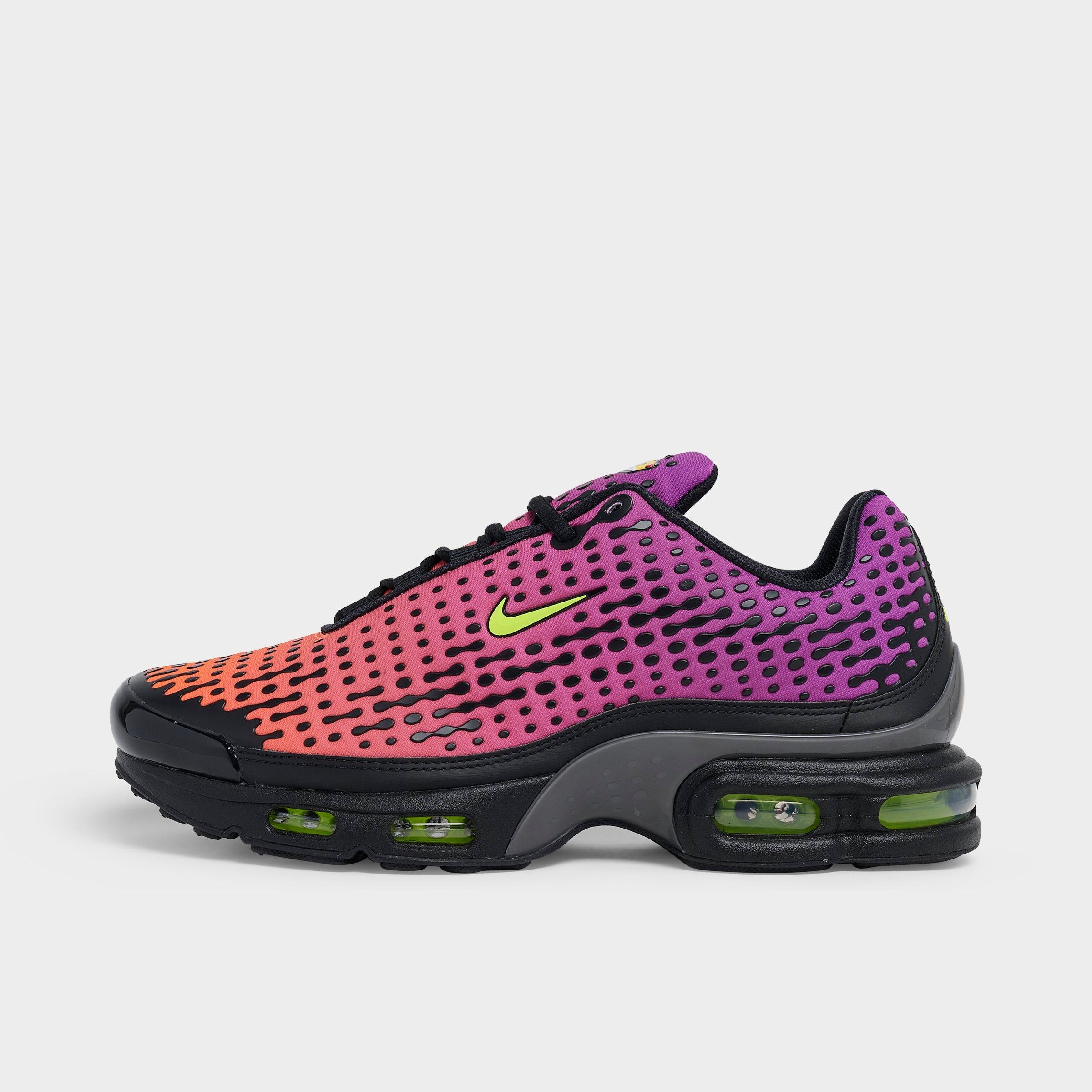 Nike Men's Air Max Plus VII Casual Shoes in Total Orange/Black/Cactus Flower Size: 7.0