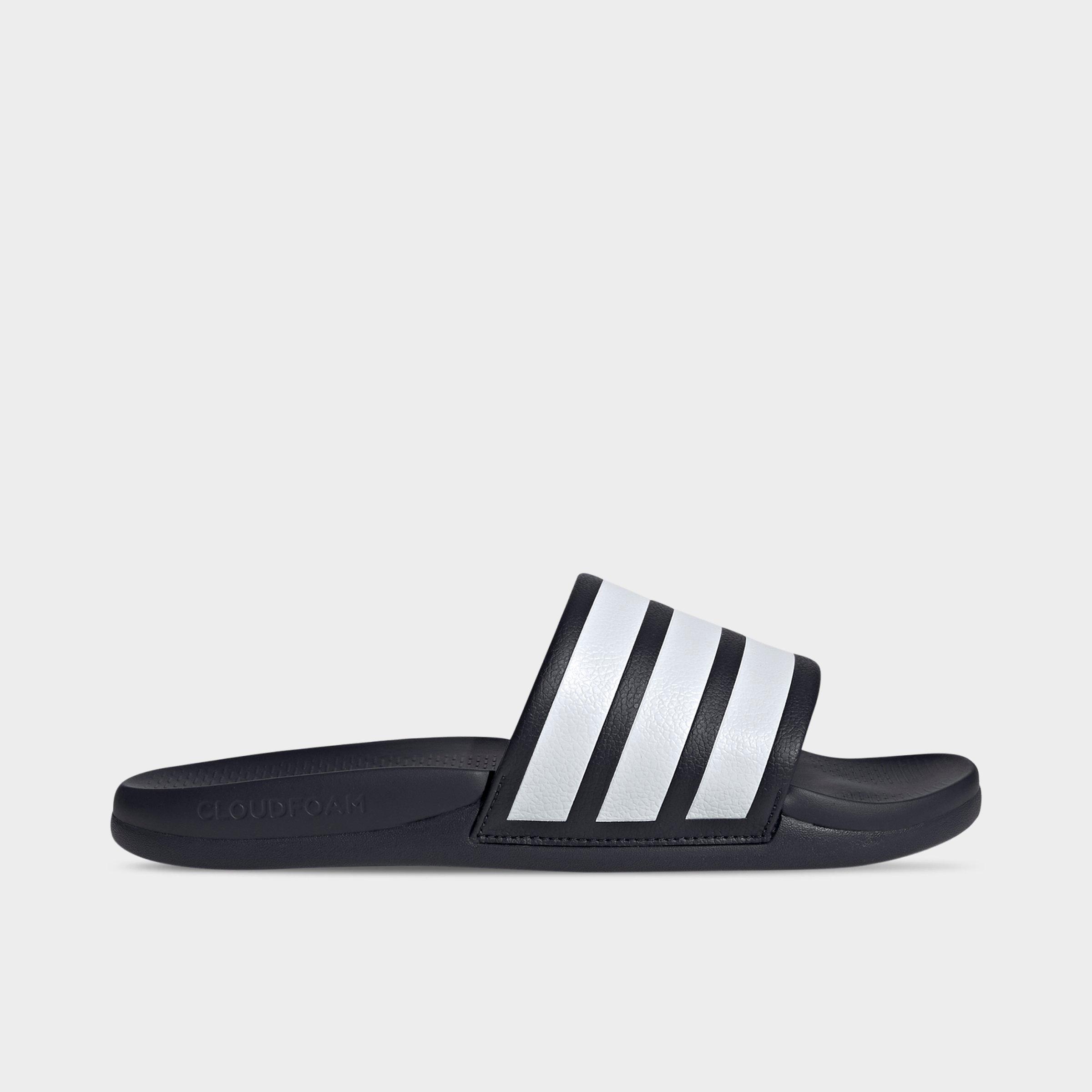 adidas Women's Adilette Comfort 2.0 Slide Sandals in Legend Ink/Cloud White/Legend Ink Size: 11.0
