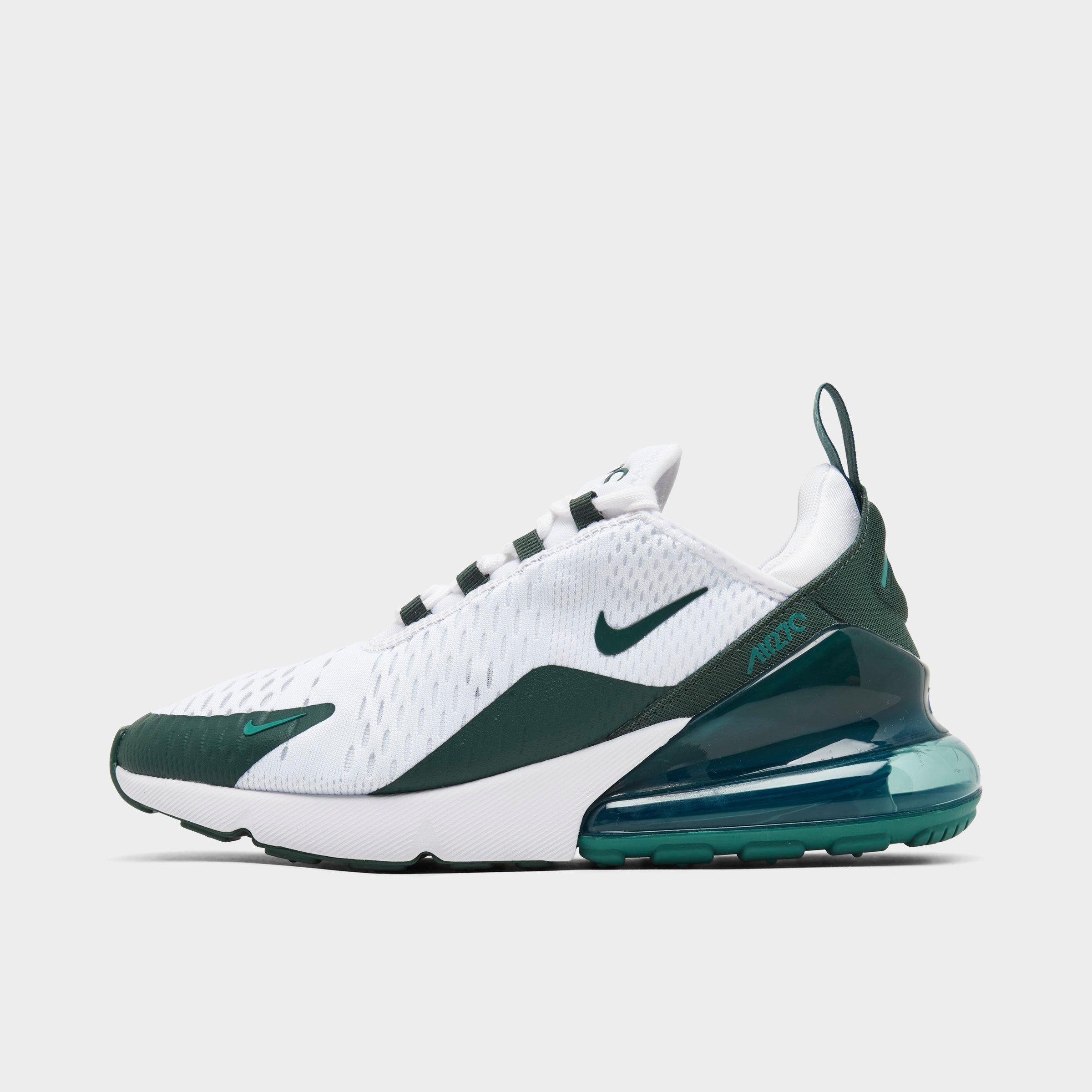 Nike Women's Air Max 270 Casual Shoes in Green/White/White Size 9.5