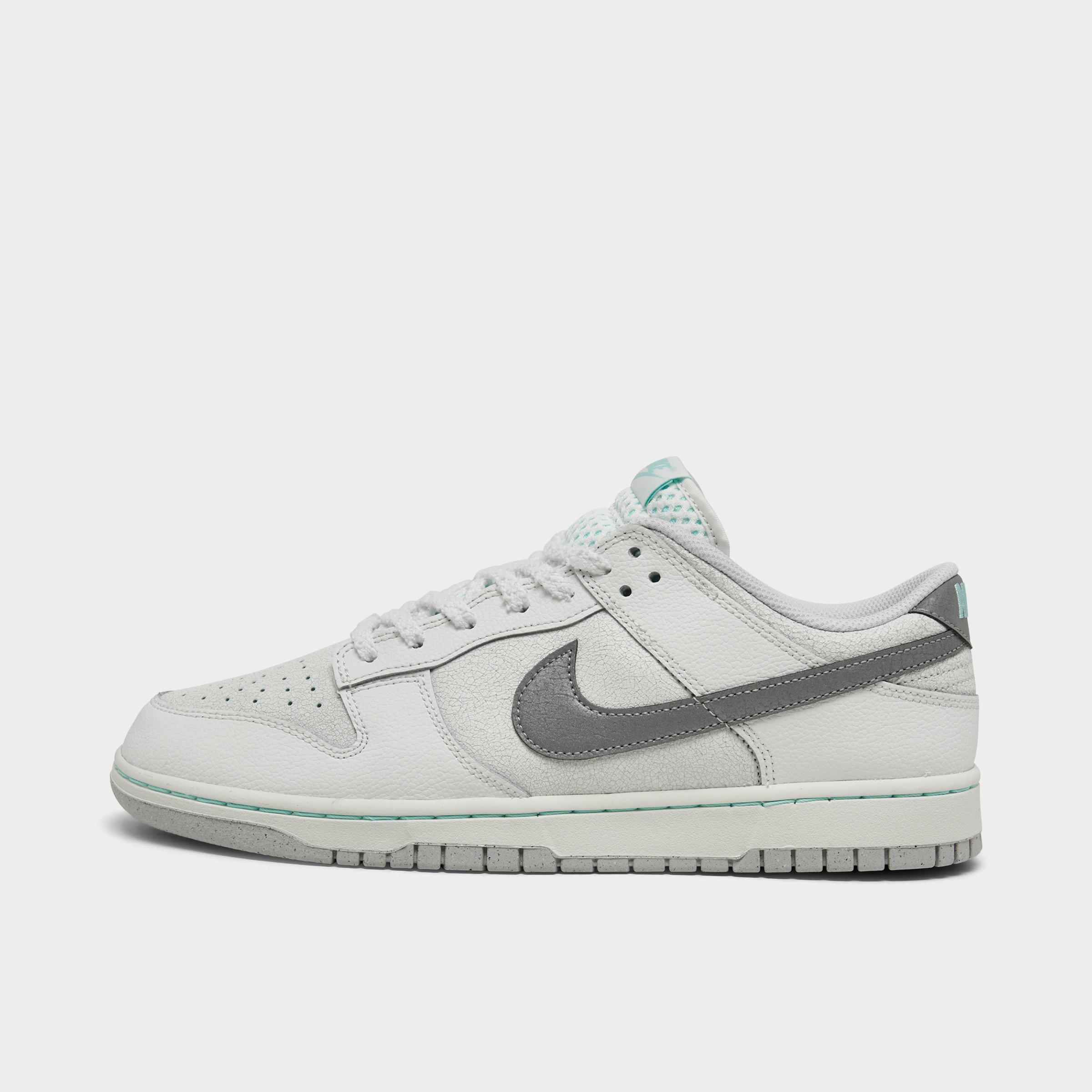 Nike Dunk Low Retro Se Casual Shoes (men's Sizing) In Summit White/glacier Ice/vast Grey/metallic Silver