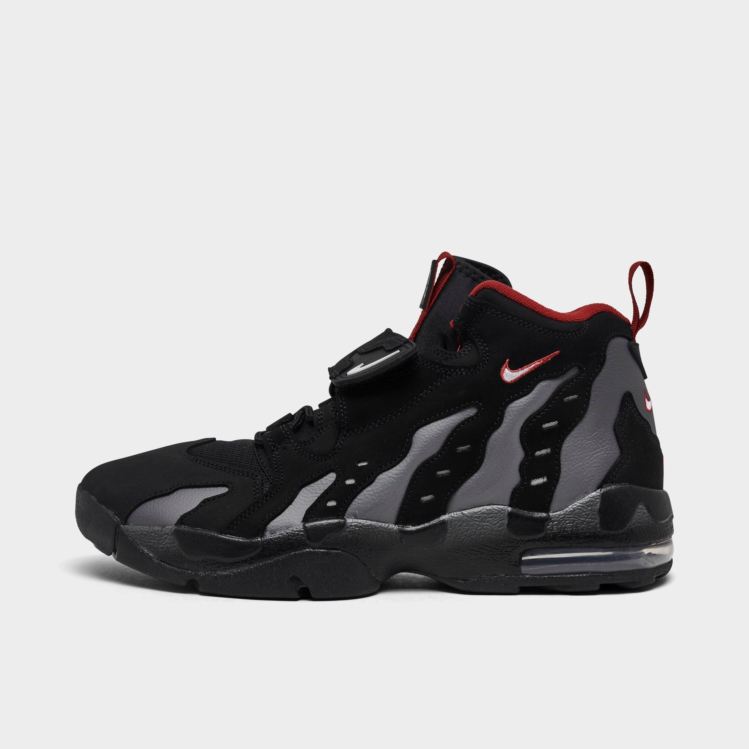 Nike Black Air Dt Max '96 Sneakers In Black/white/team Anthracite/metallic Silver/fire Red