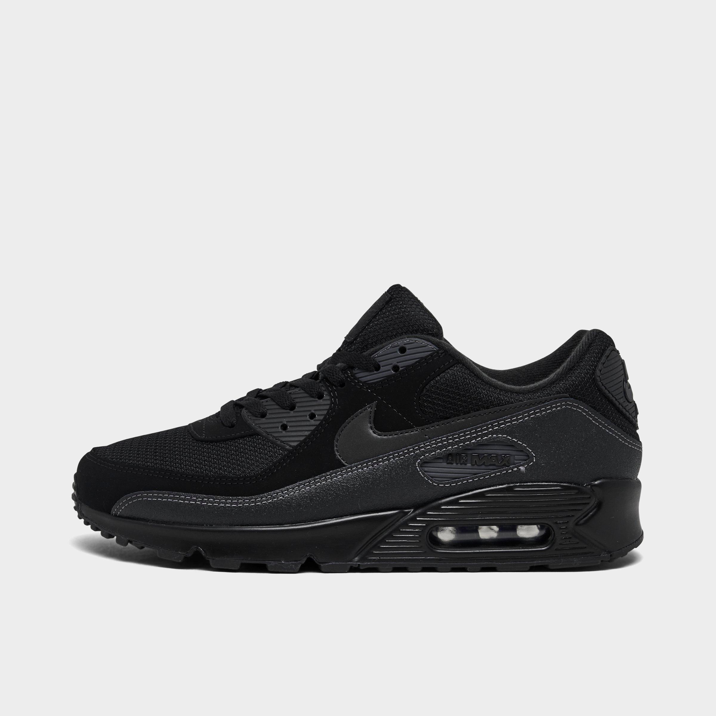 Nike Black Air Max 90 Sneakers In Black/anthracite