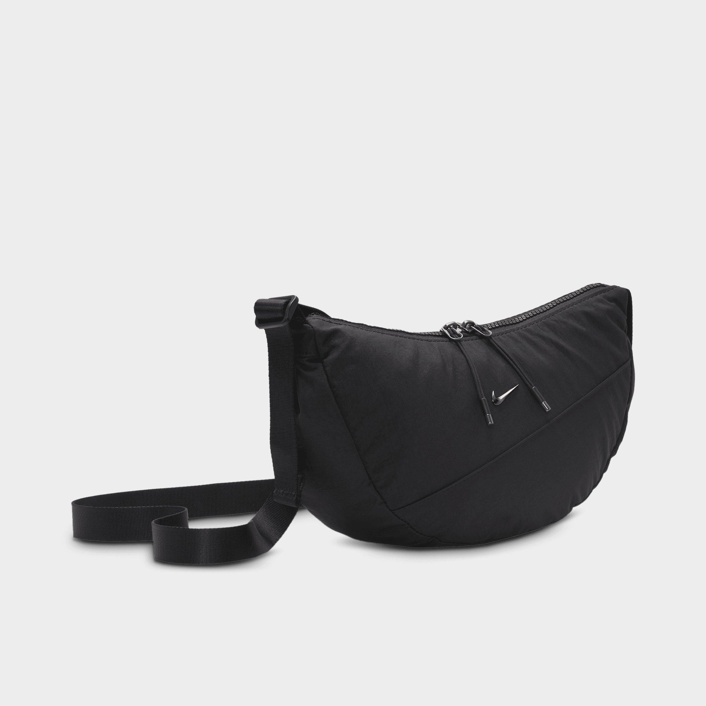 Nike Women's Aura Crescent Crossbody Bag (4L) in Black/Gunmetal