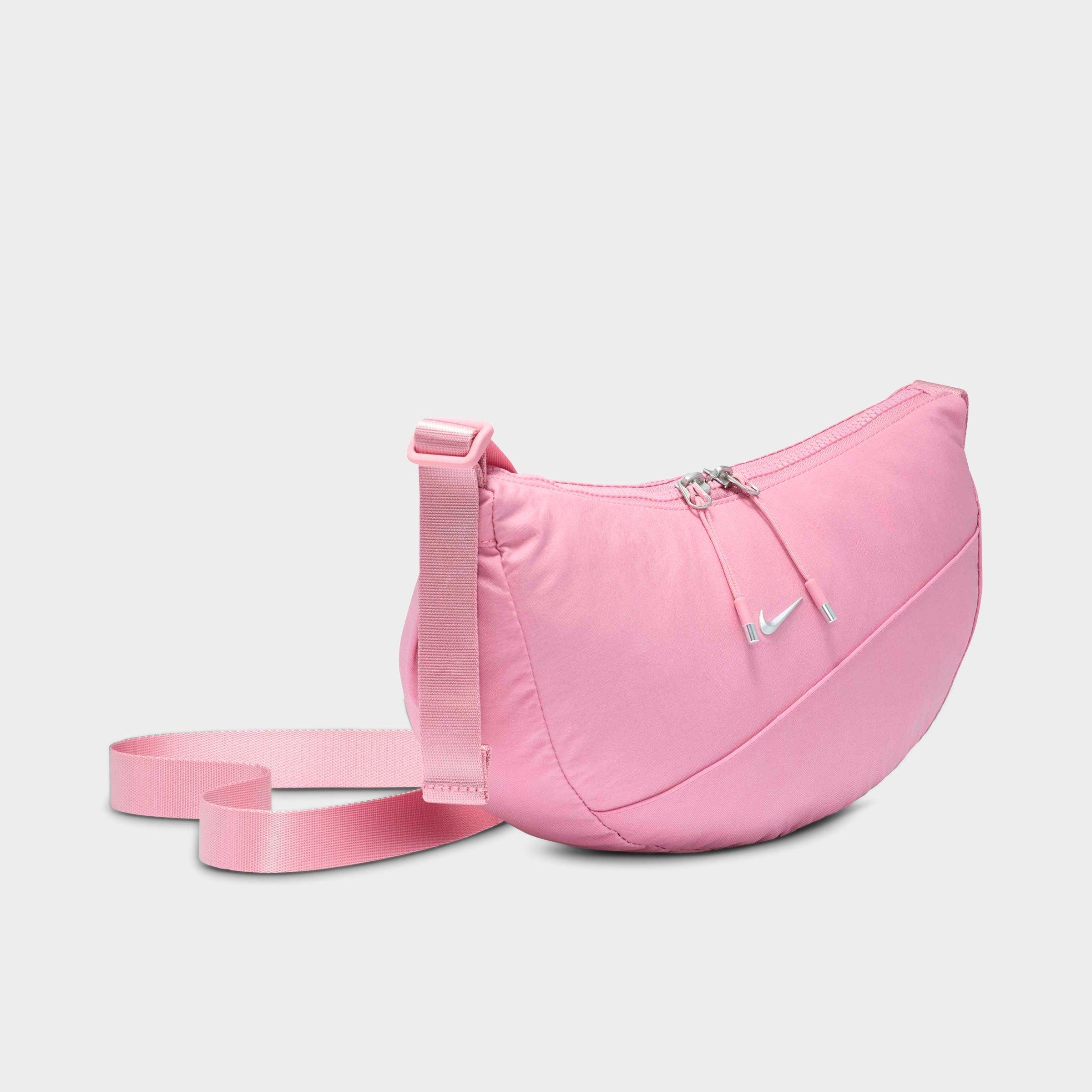 Nike Aura Crossbody Bag (4L) in Pink/Elemental Pink Size NOSIZ 100% Nylon