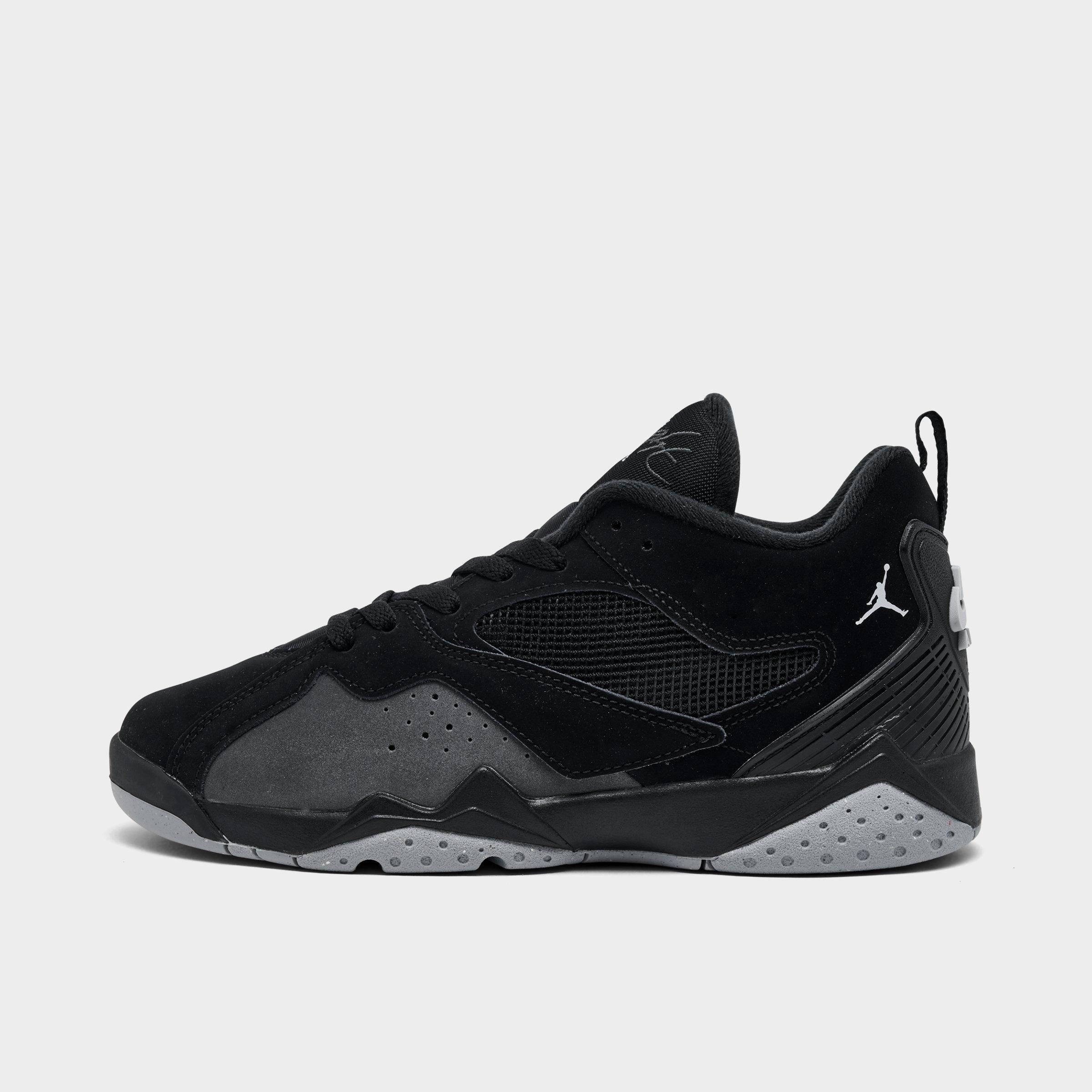 Jordan Kids 7RM in BLACK /WOLF GREY ANT Size: 3.5