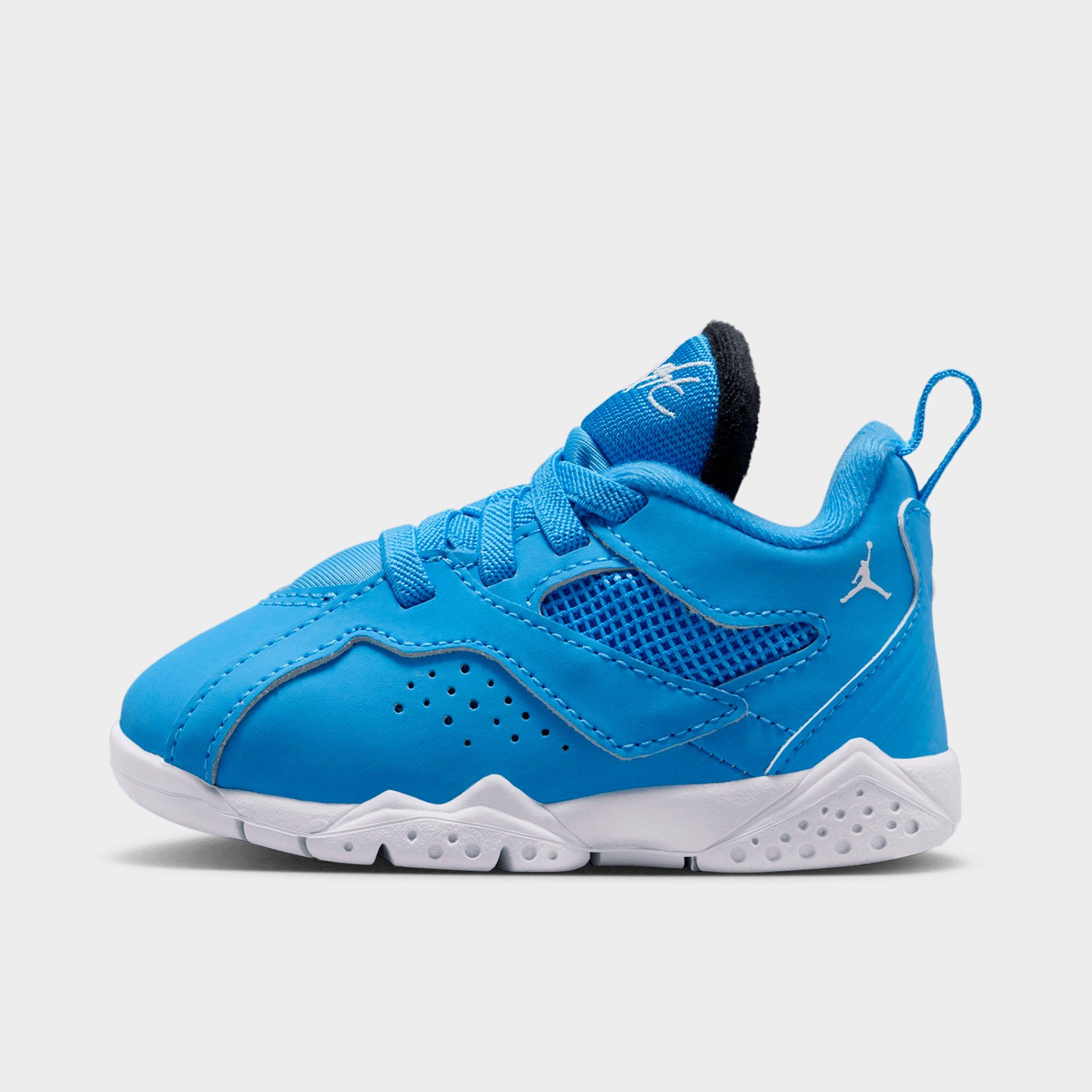 Jordan Kids Toddler Air MVP 92 Basketball Shoes in University Blue/Black/White Size: 4.0