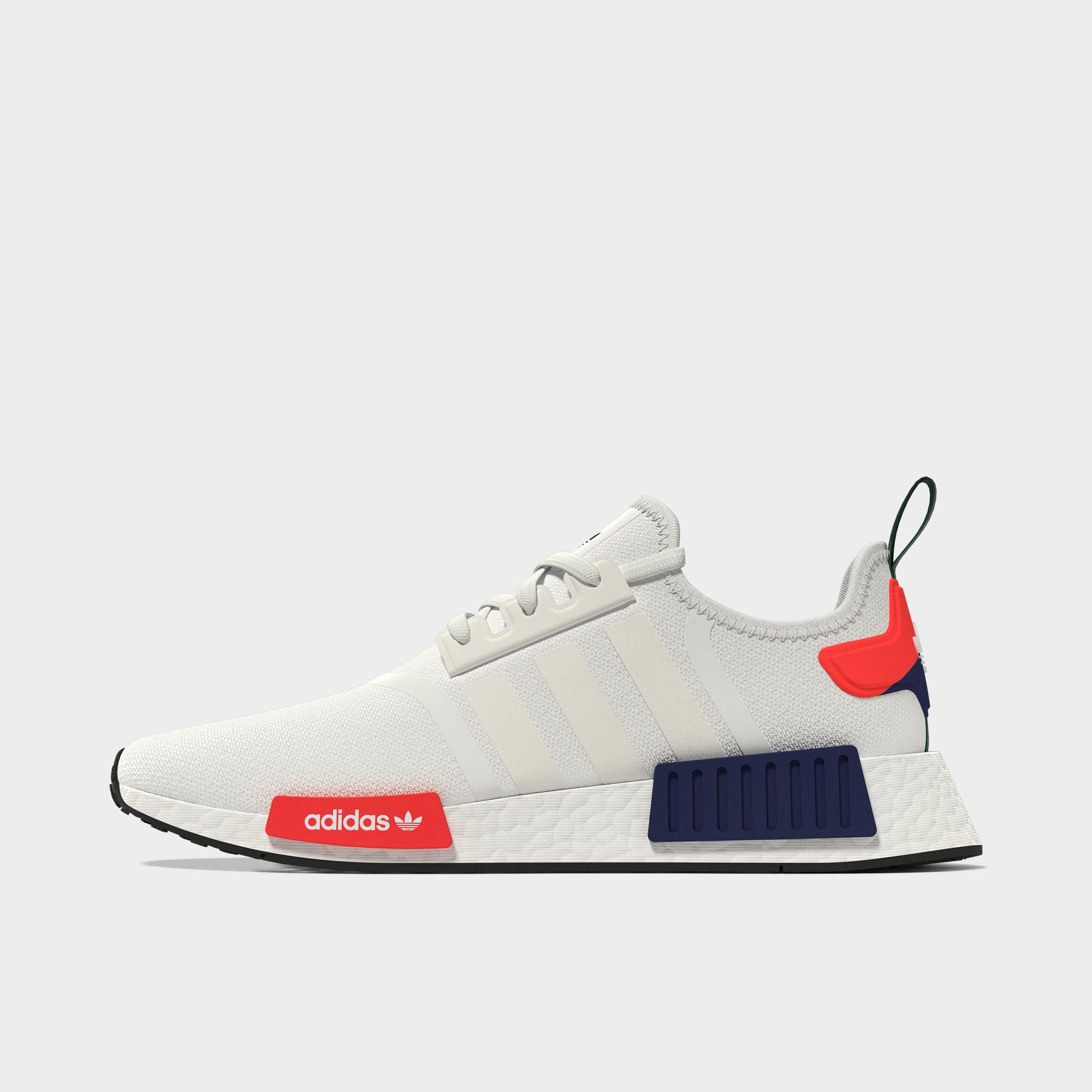 adidas gazelle silver green womens Adidas Men's NMD R1 Cloud White Racing Shoes main image 1