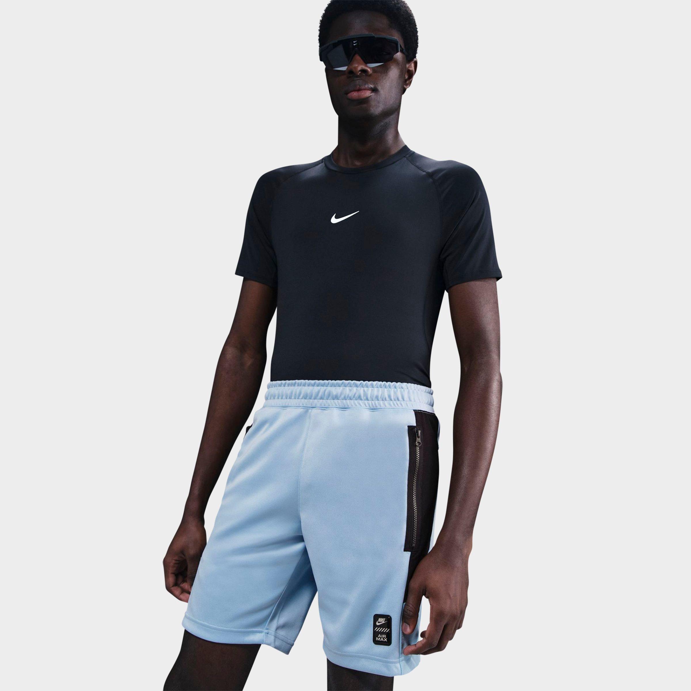 Nike Men's Air Max PK Shorts in Blue/Psychic Blue Size Medium 100% Polyester