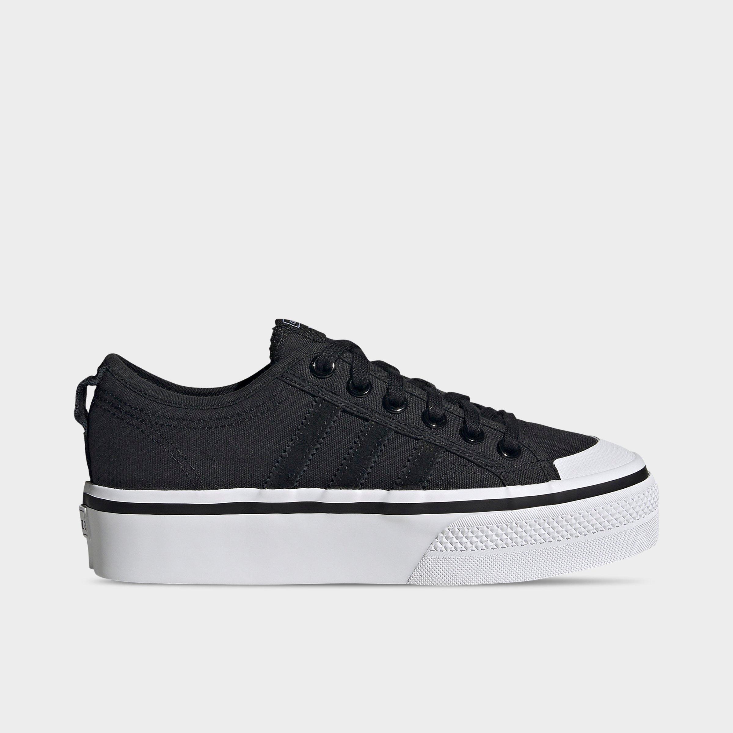 Adidas Originals Adidas Women's Originals Nizza Platform Casual Shoes In Black