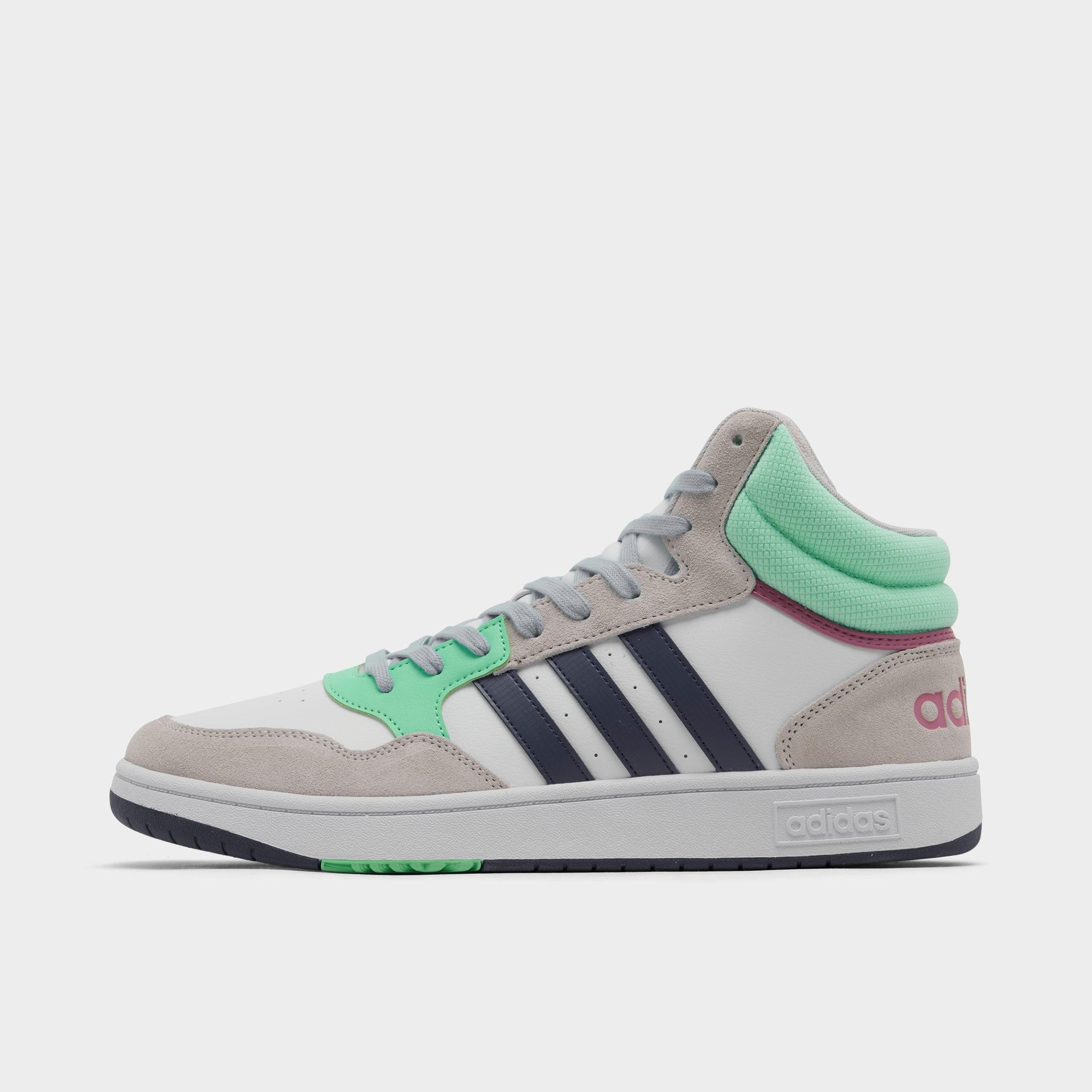 adidas gazelle silver green womens adidas Men's Hoops 3.0 Mid Basketball Shoes, Size 10.5, Black/Black/White