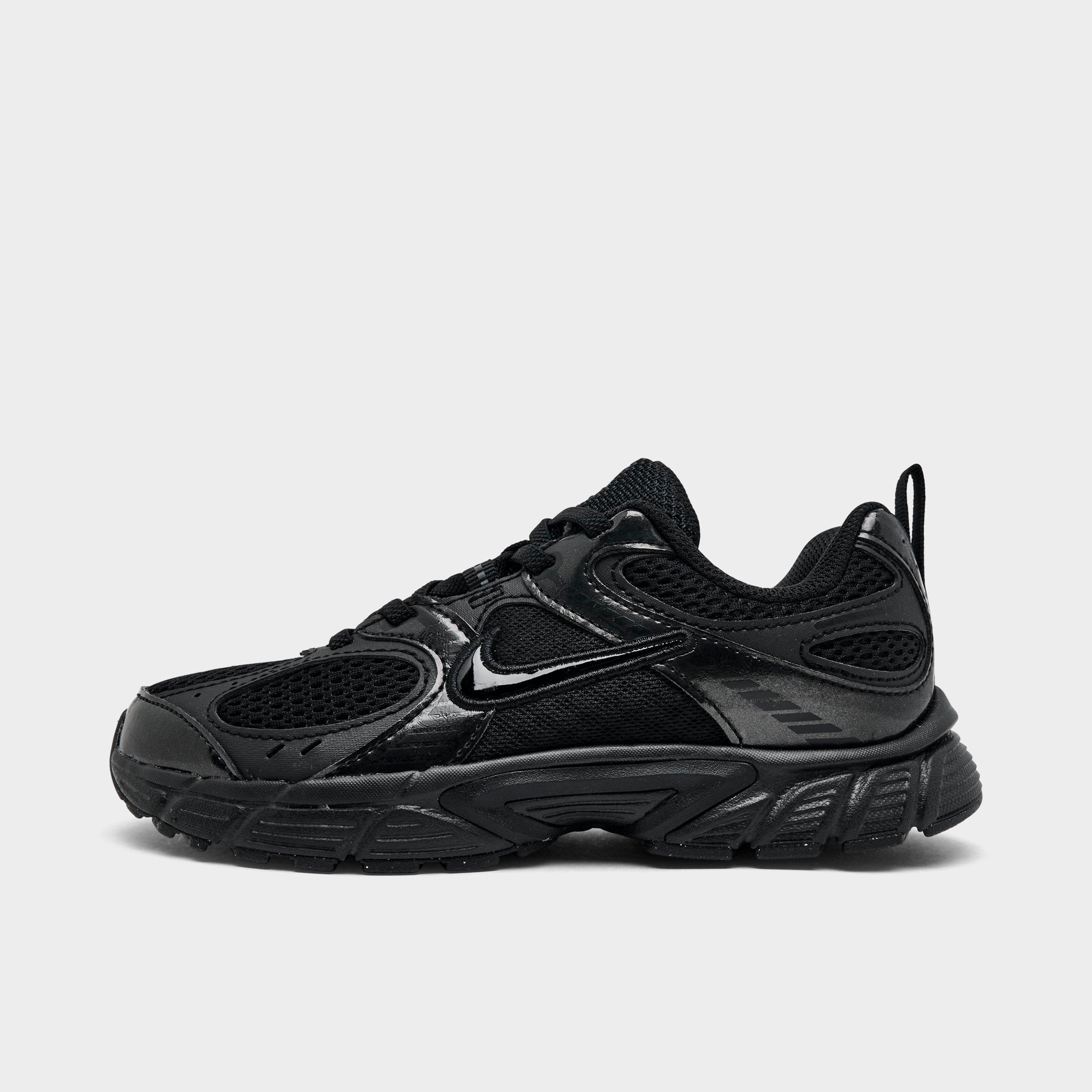 Nike Little Kids V5 RNR Stretch Lace Casual Shoes in Black/Anthracite Size: 1.0