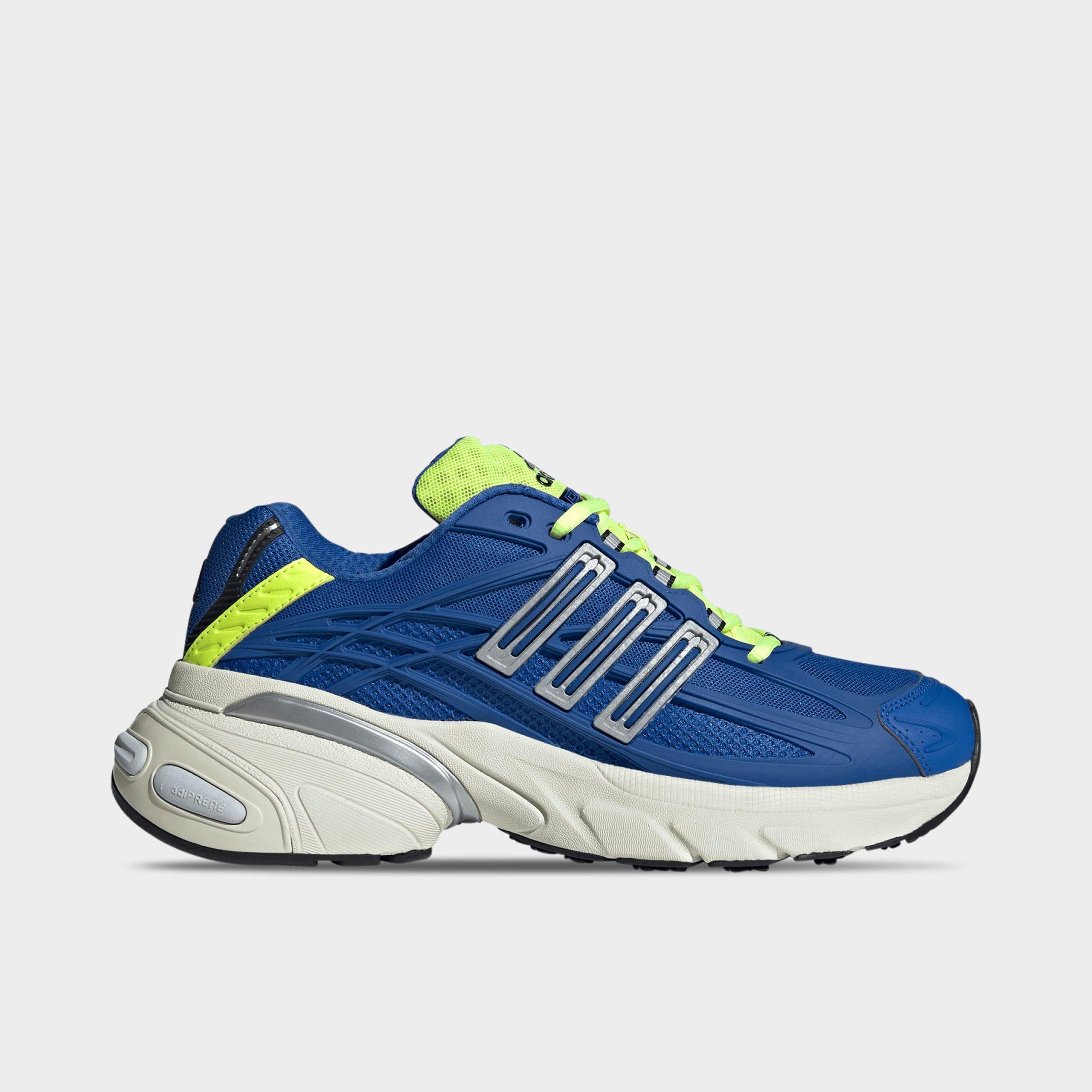 adidas Men's Adistar XLG 2.0 Casual Shoes in Blue/Silver Metallic/Solar Yellow Size: 7.5
