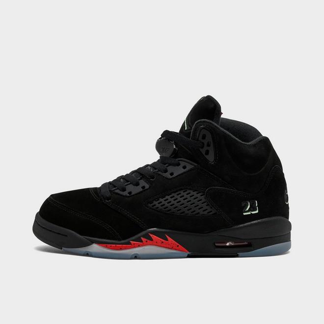 Big Kids' Air Jordan Retro 5 Basketball Shoes