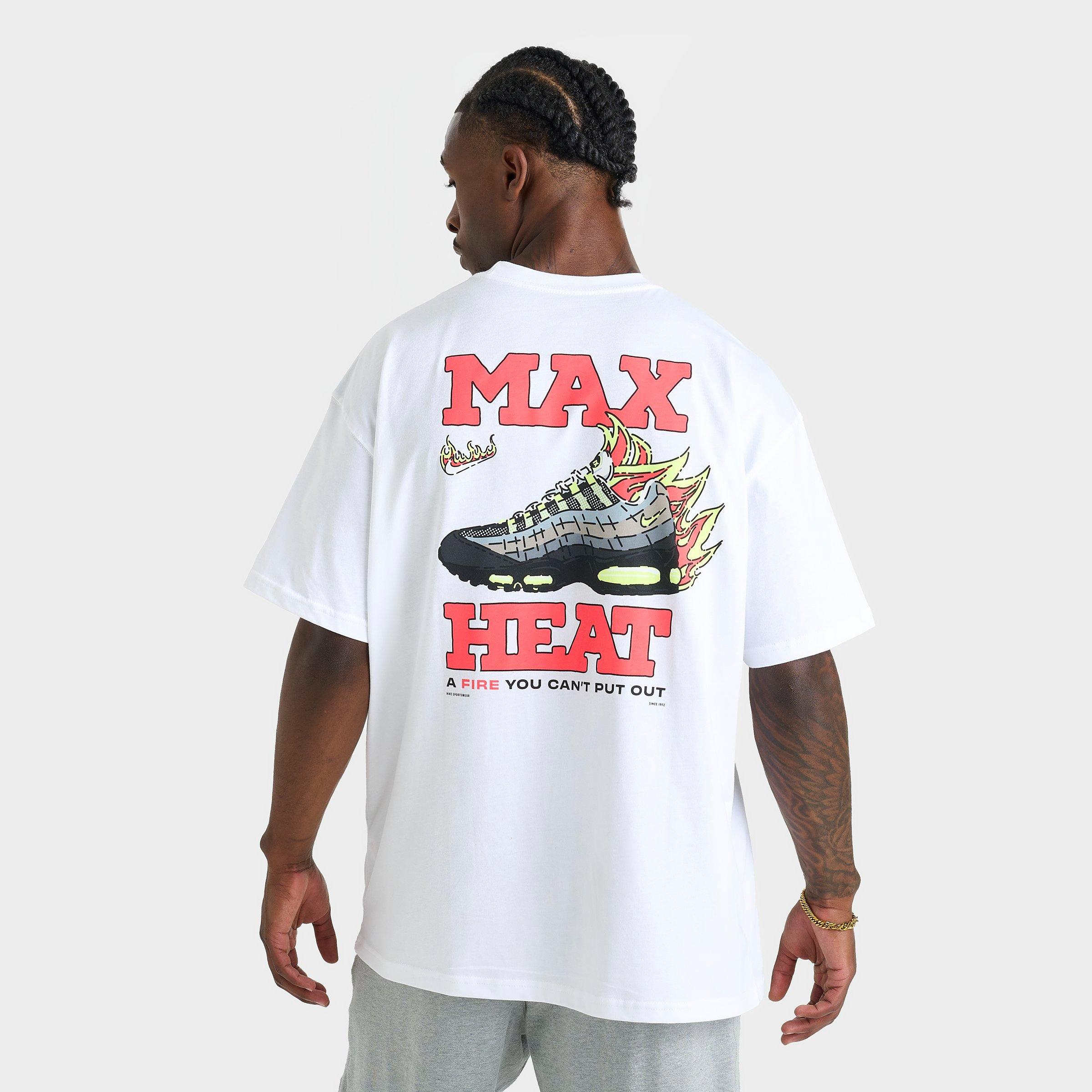 Nike Men's Sportswear Max90 Air Max 95 T-Shirt in White Size: XS