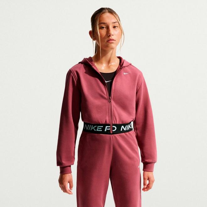 Girls' Big Kids' Nike Pro Fleece Dri-FIT Full-Zip Hoodie