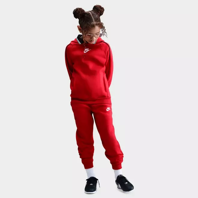 Big Kids' Nike Sportswear Club Fleece Hooded Tracksuit Set