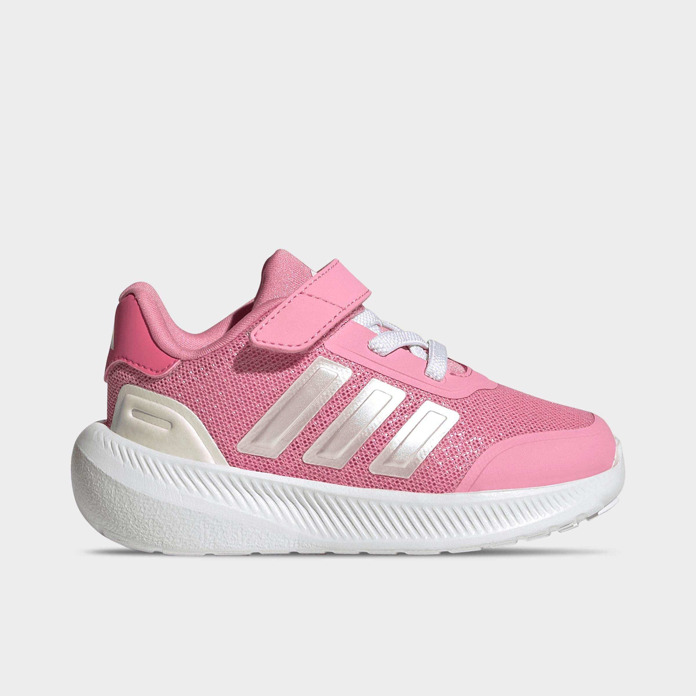 adidas Girls' Toddler X_PLR Path Hook-And-Loop Stretch Lace Casual Shoes in St Tropic Bloom/Zero Metallic/Pink Fusion Size: 10.0