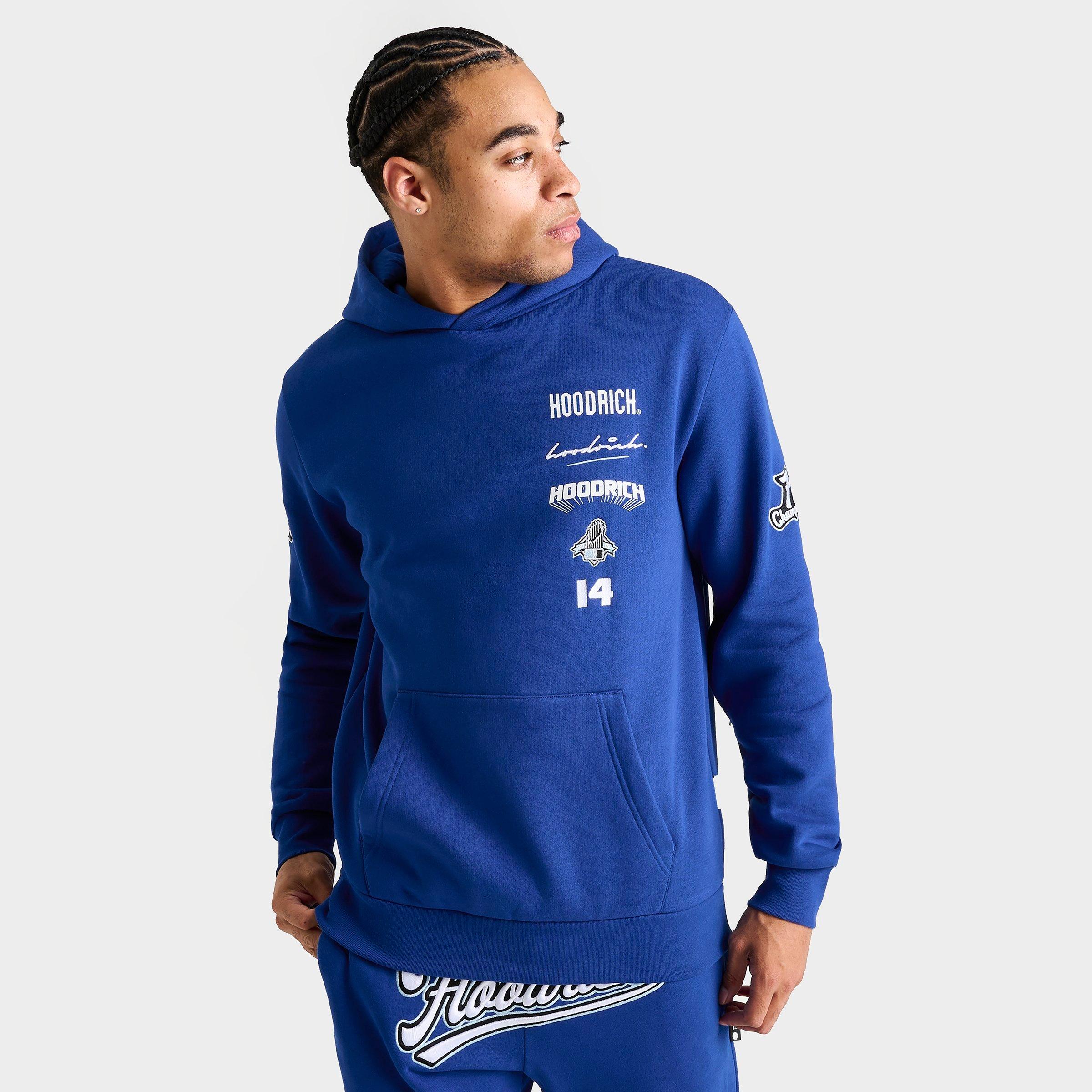 Hoodrich Men's Og Stadium Hoodie In Sodalite Blue/white/clear Sky