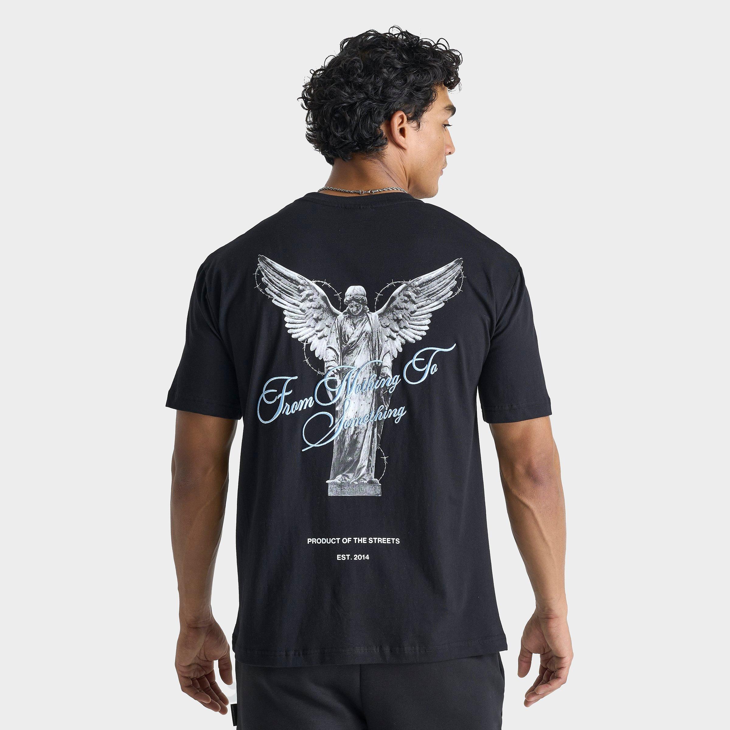 Hoodrich Men's Og Vital T-shirt In Black/white/clear Sky