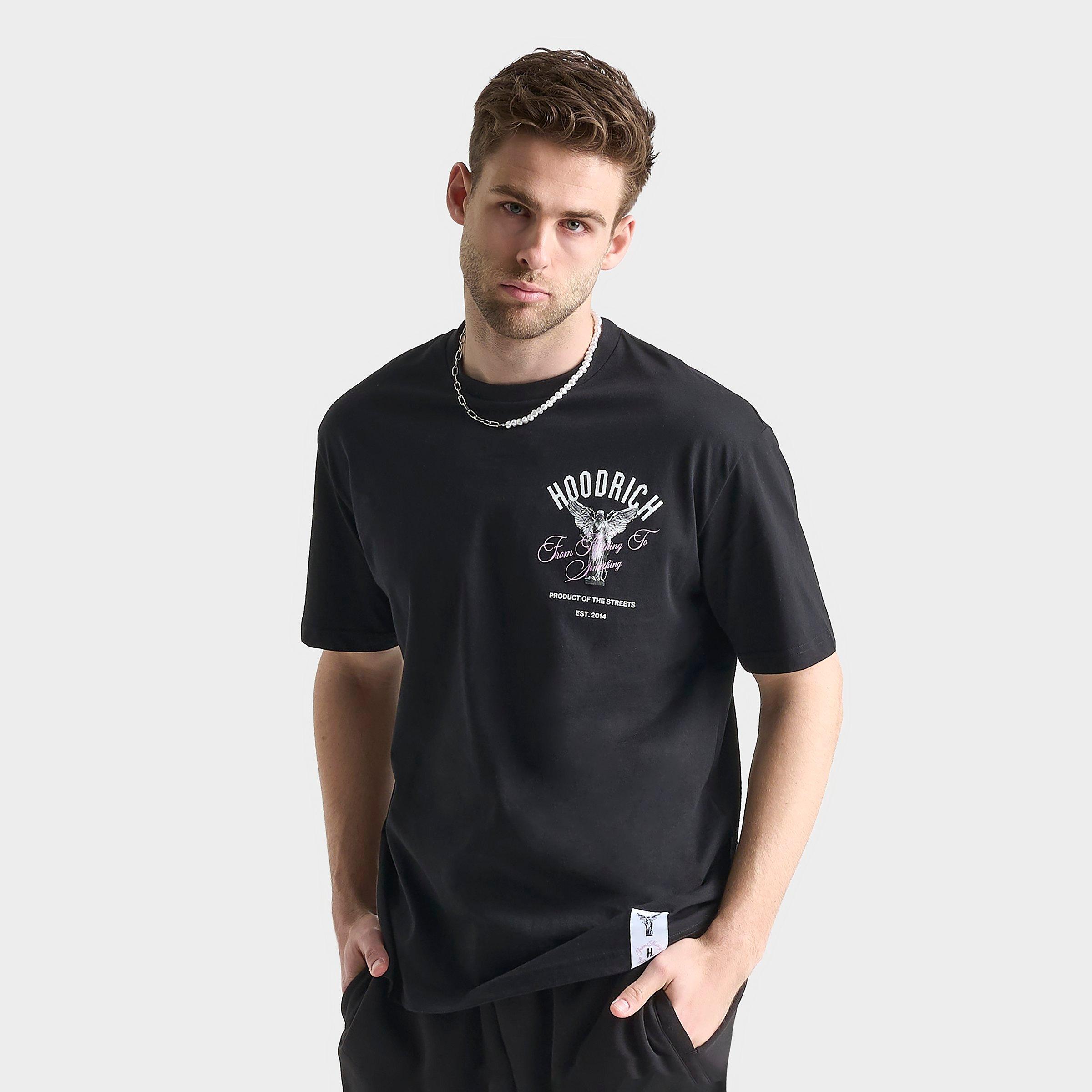 Shop Hoodrich Men's Og Vital T-shirt In Black/white/pastel Lavender