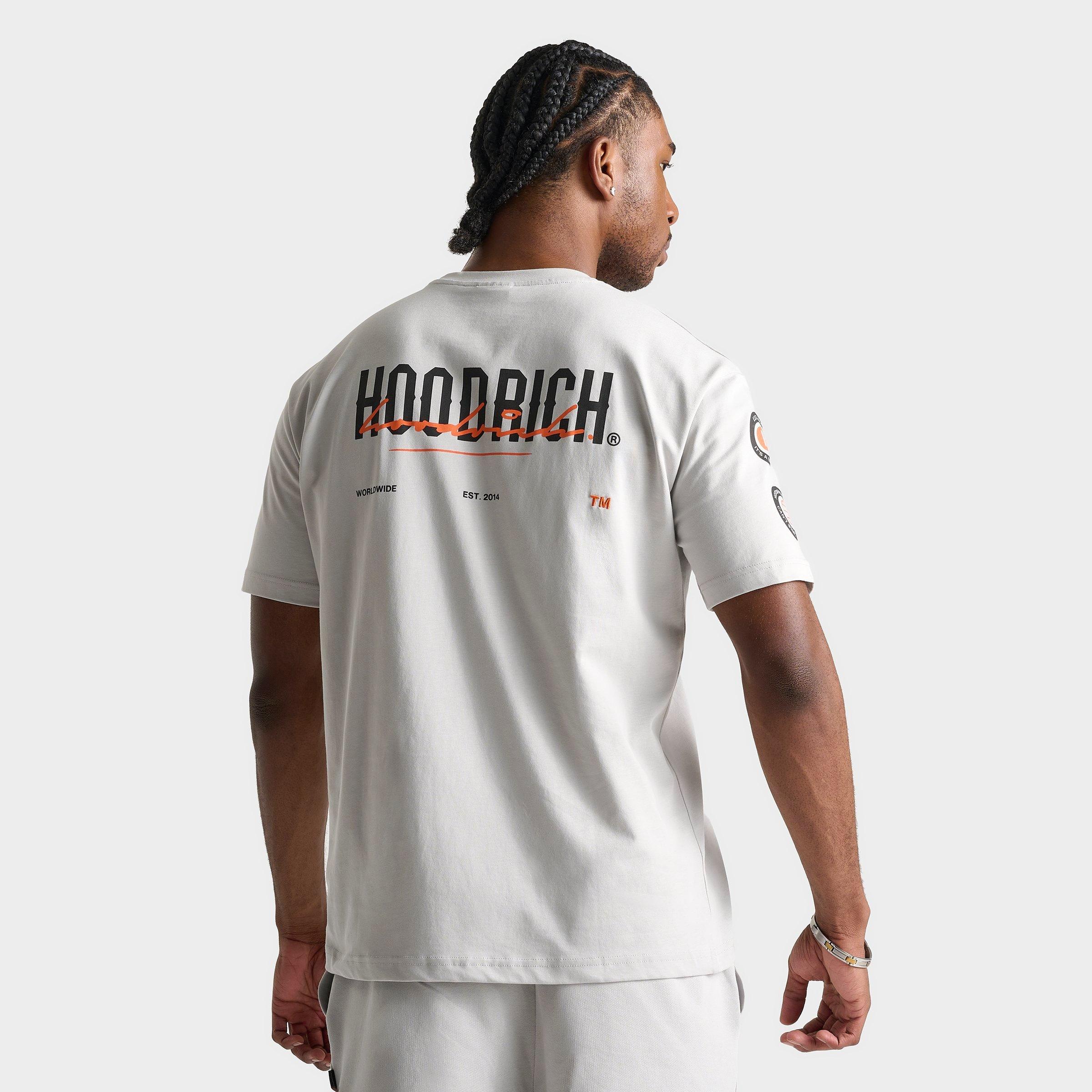 Shop Hoodrich Men's Og Fusion T-shirt In Harbor Mist/black/orange