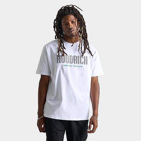 Hoodrich Men's Og Fade T-shirt Size Xl 100% Cotton In White